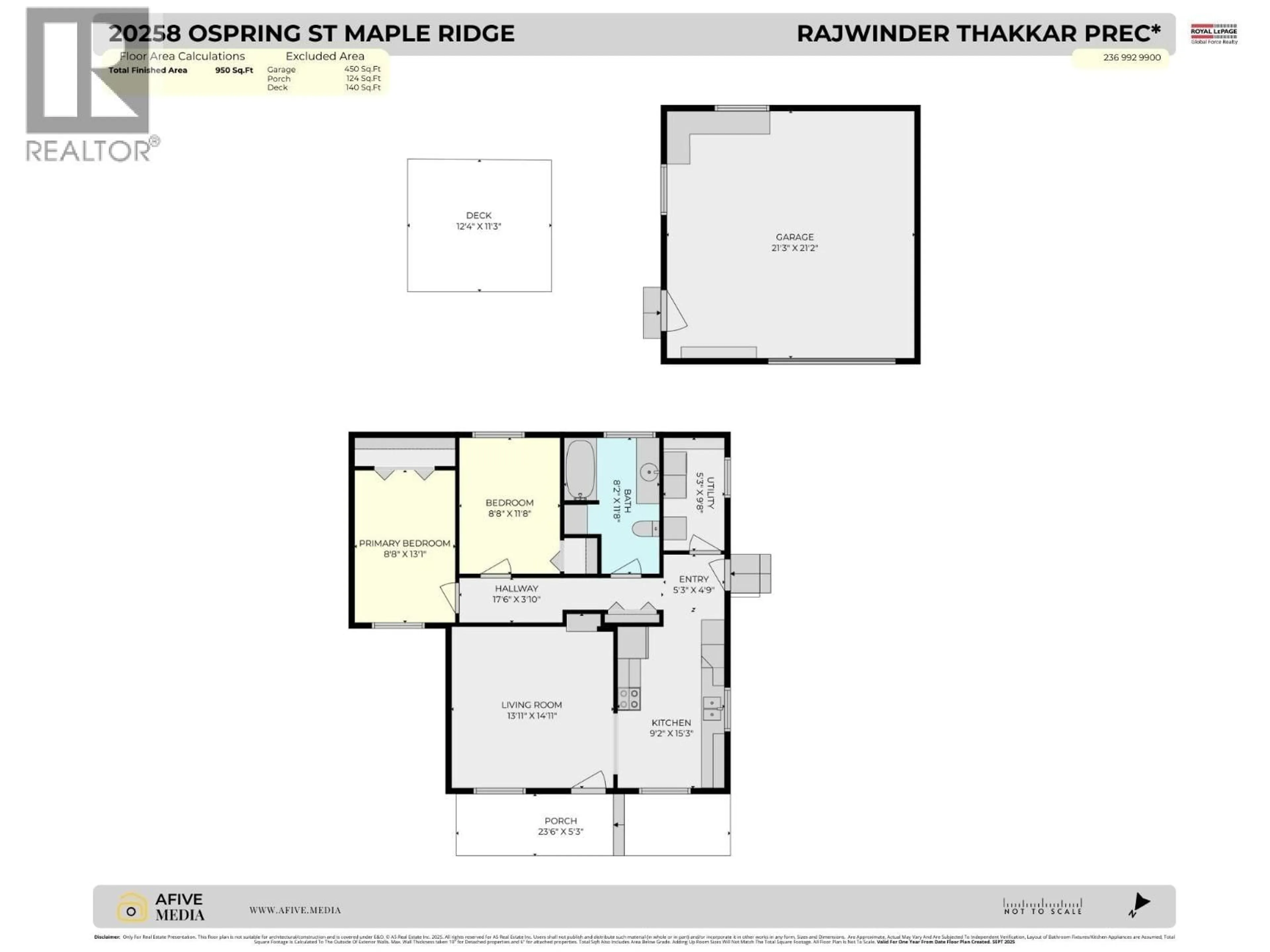 Floor plan for 20258 OSPRING STREET, Maple Ridge British Columbia V2X1K4