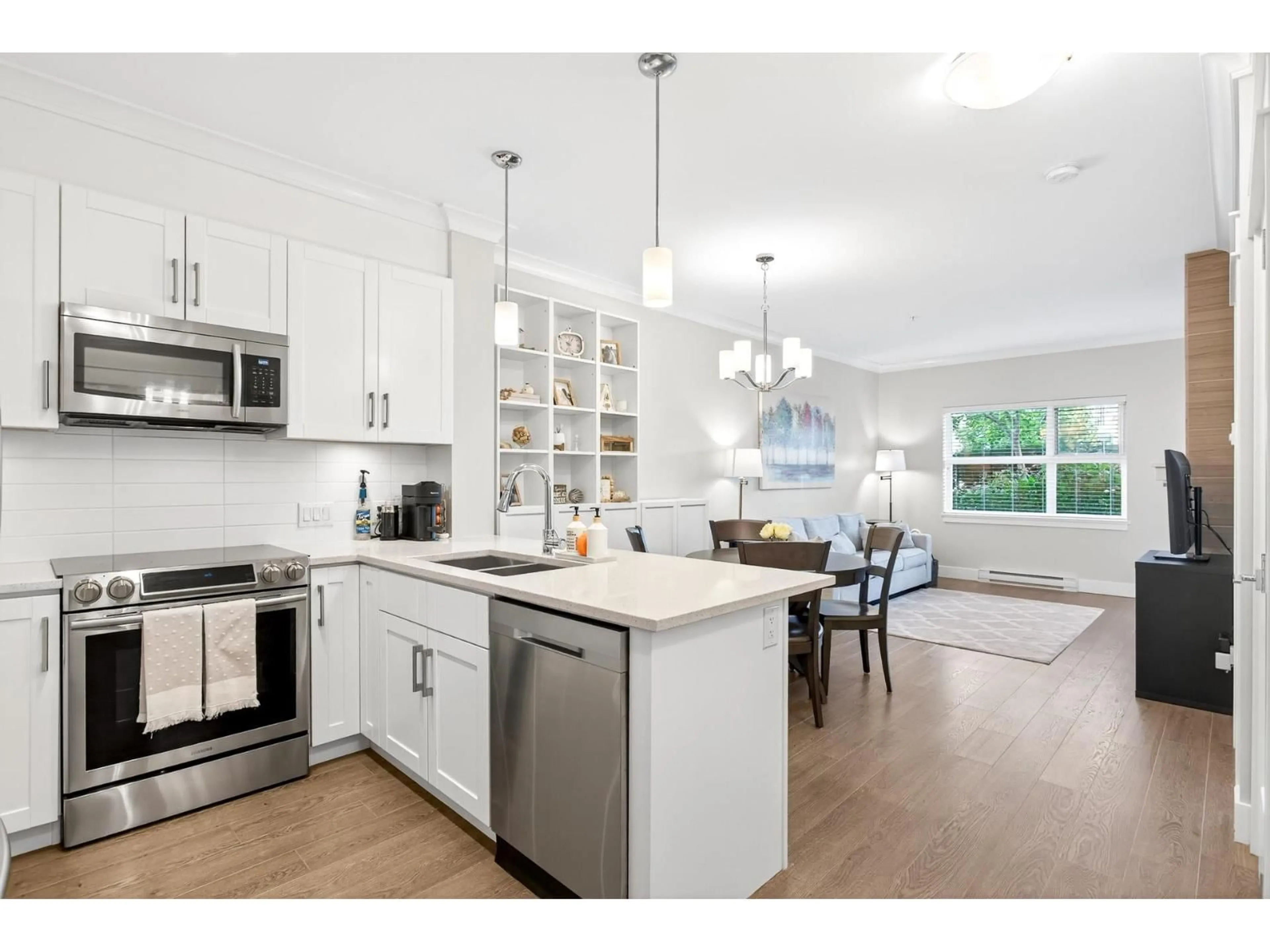 Open concept kitchen, unknown for 105 - 5020 221A, Langley British Columbia V2Y0V5