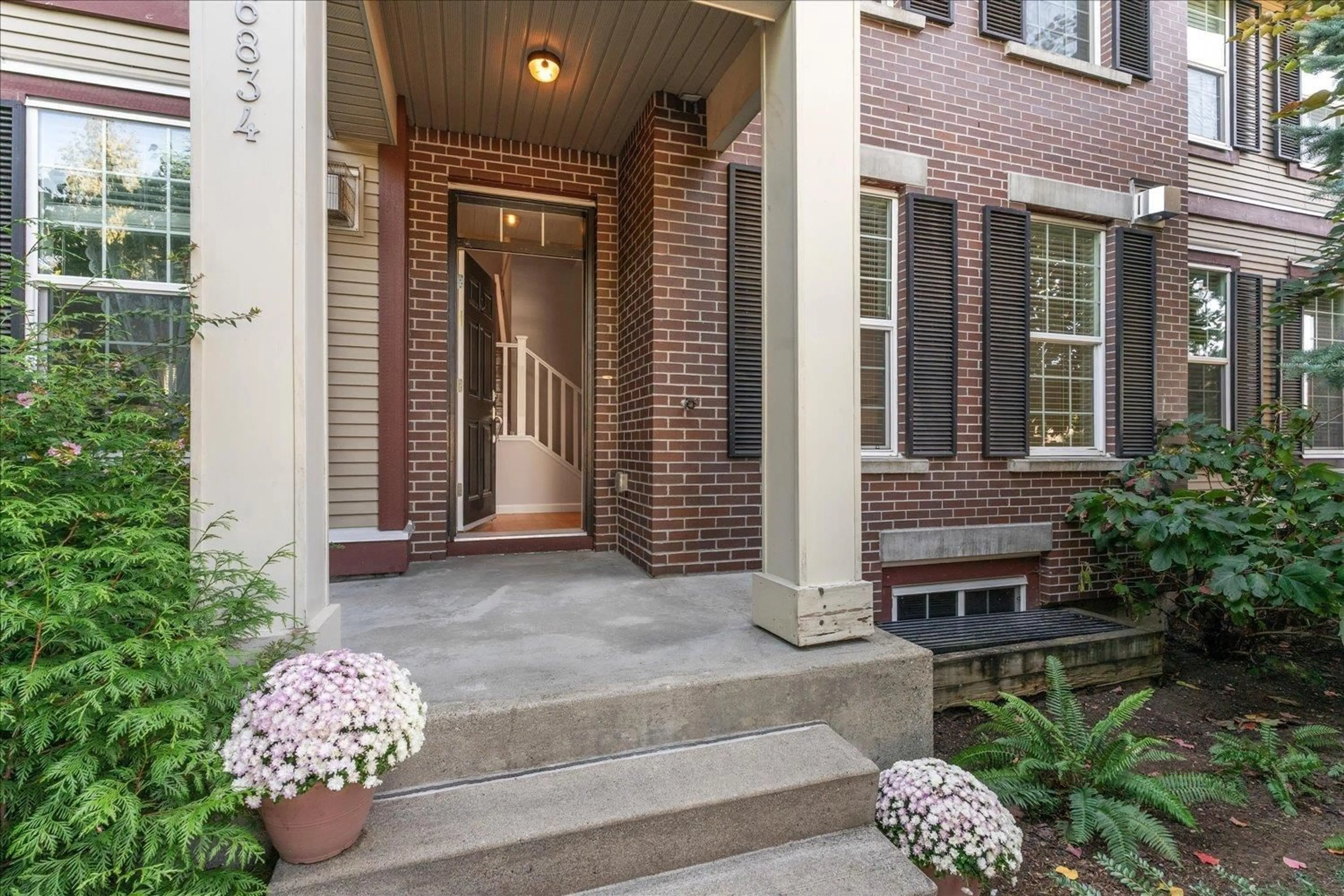 Home with brick exterior material, street for 6834 208, Langley British Columbia V2Y0M3