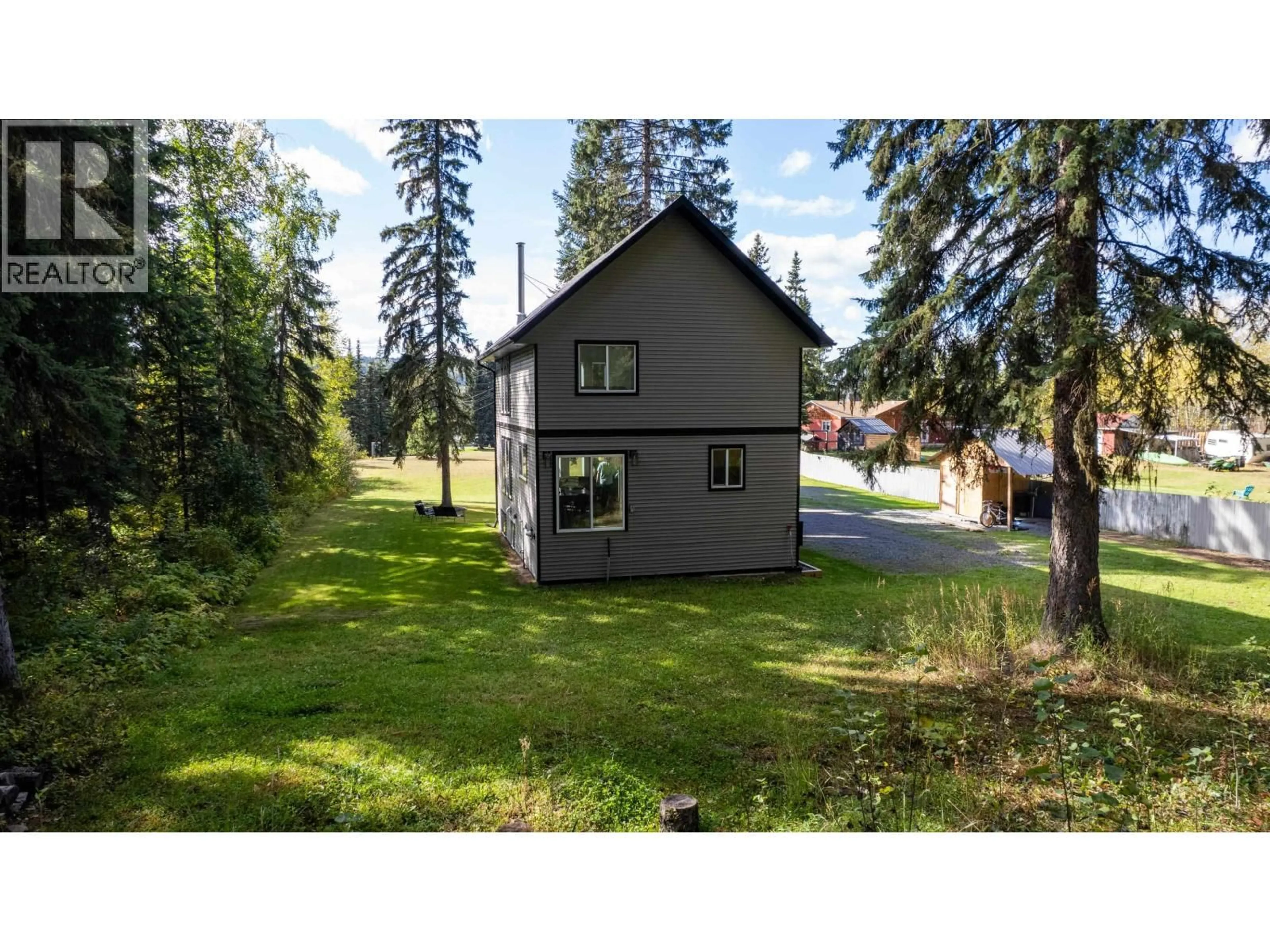 A pic from outside/outdoor area/front of a property/back of a property/a pic from drone, forest/trees view for 2432 NORTH NECHAKO ROAD, Prince George British Columbia V2K5C3