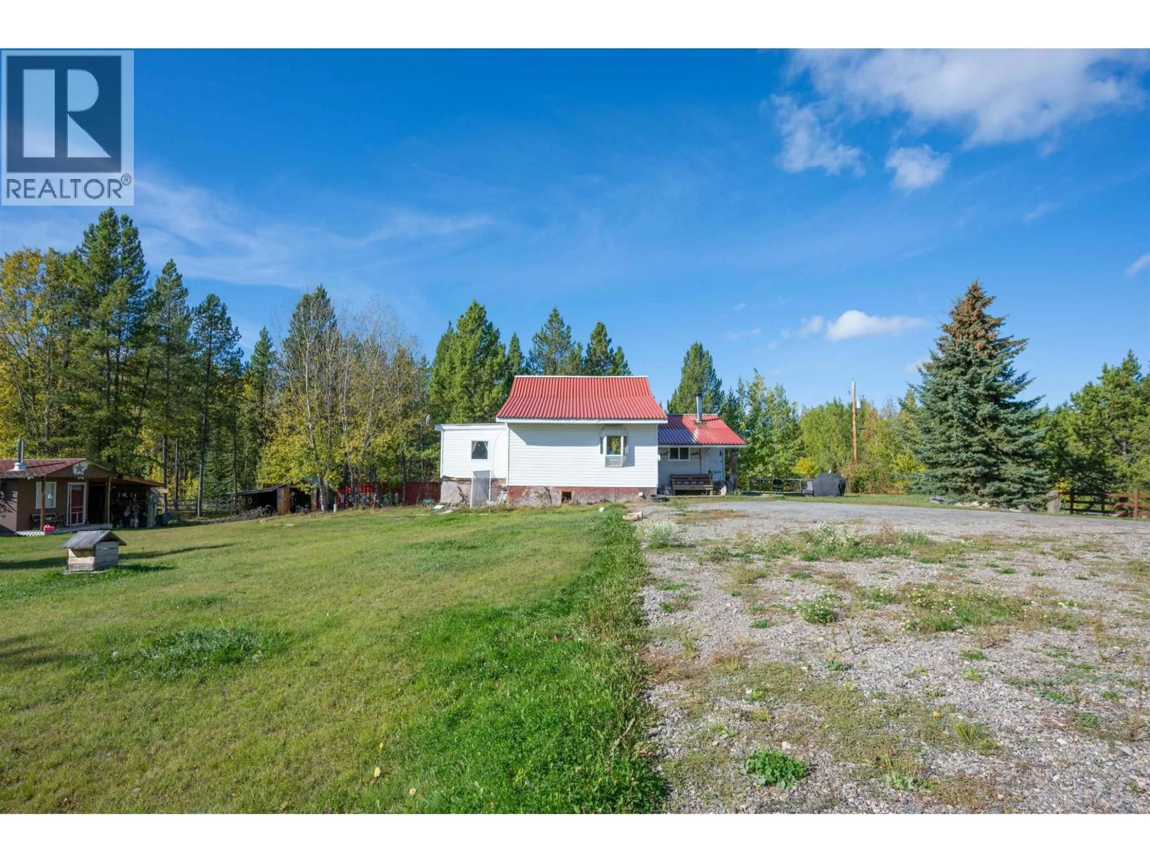 A pic from outside/outdoor area/front of a property/back of a property/a pic from drone, unknown for 54175 SUTTON ROAD, Vanderhoof British Columbia V0J3A0