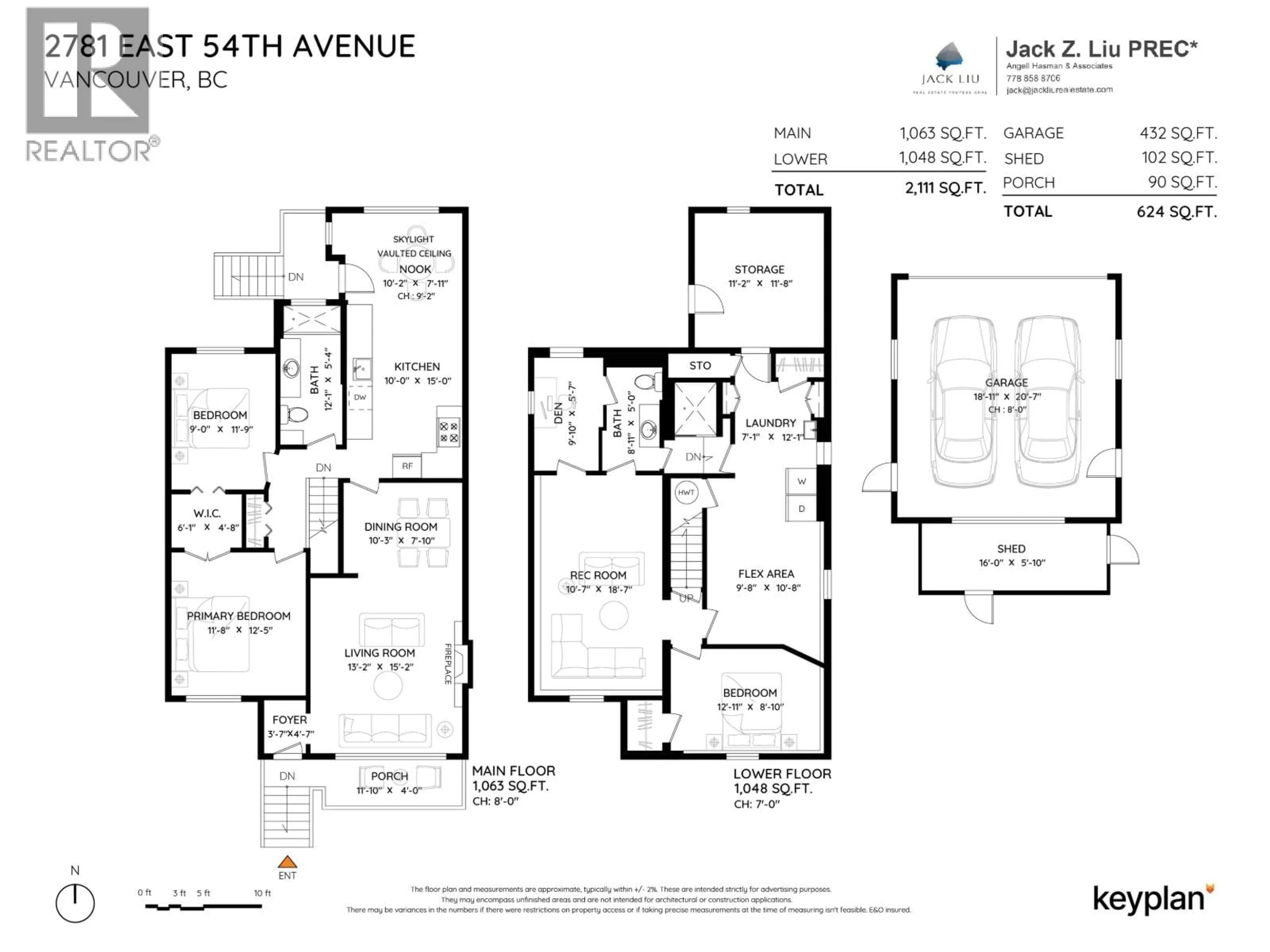 Floor plan for 2781 54TH AVENUE, Vancouver British Columbia V5S1Y1