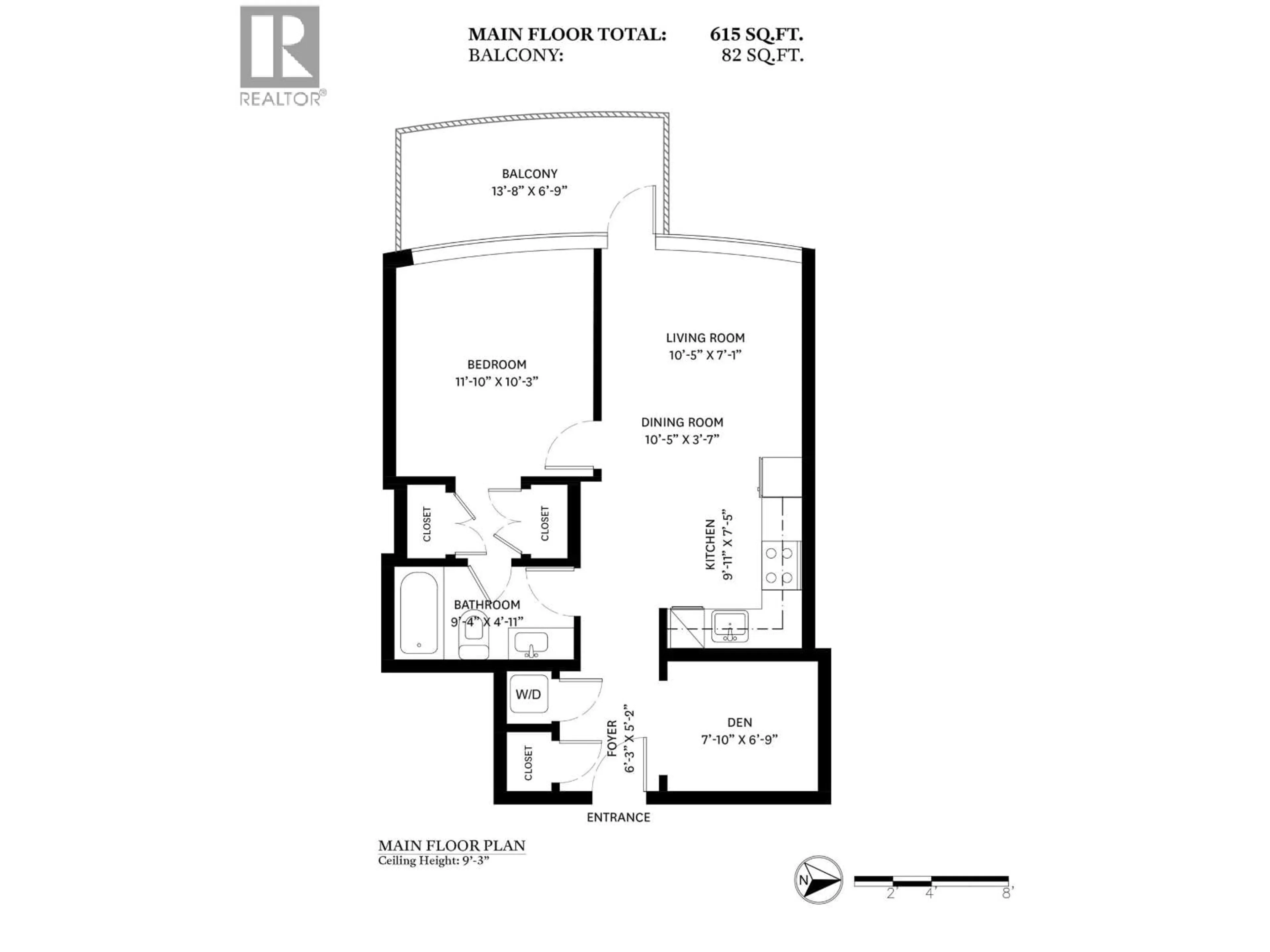 Floor plan for 3002 - 4900 LENNOX LANE, Burnaby British Columbia V5H0G9
