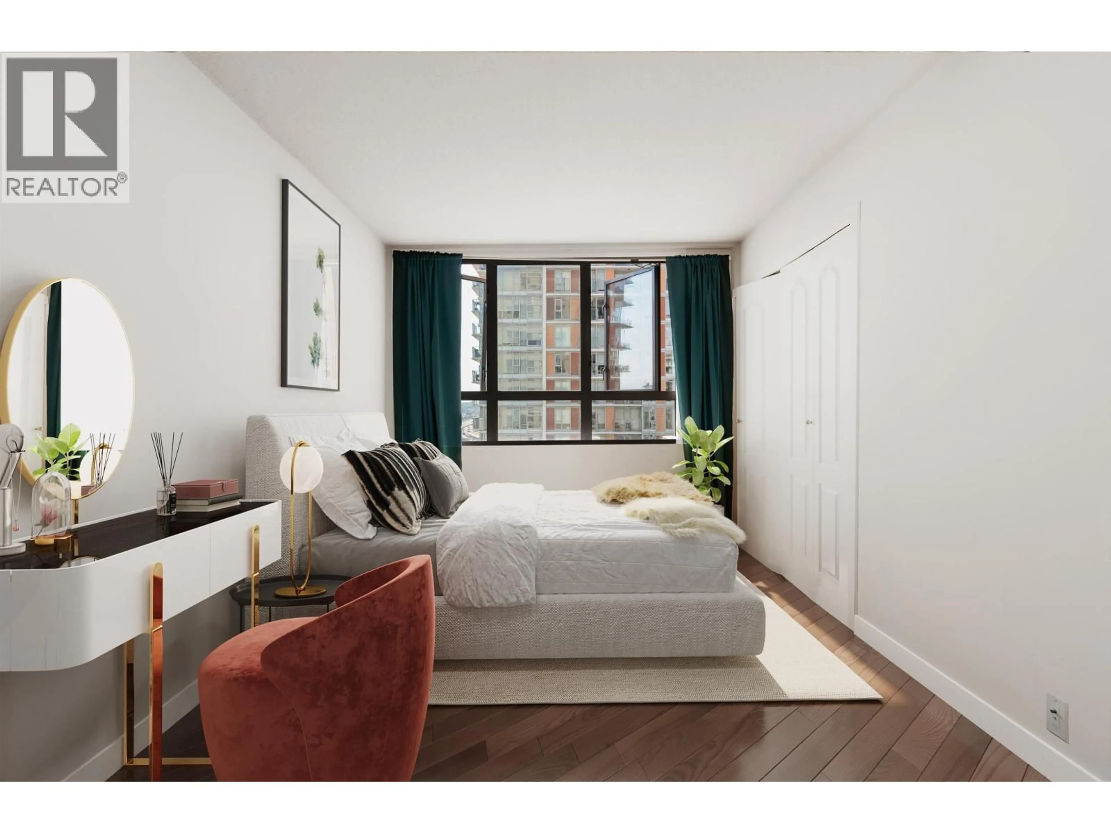 Bedroom with bed, unknown for 1004 - 789 DRAKE STREET, Vancouver British Columbia V6Z2N7