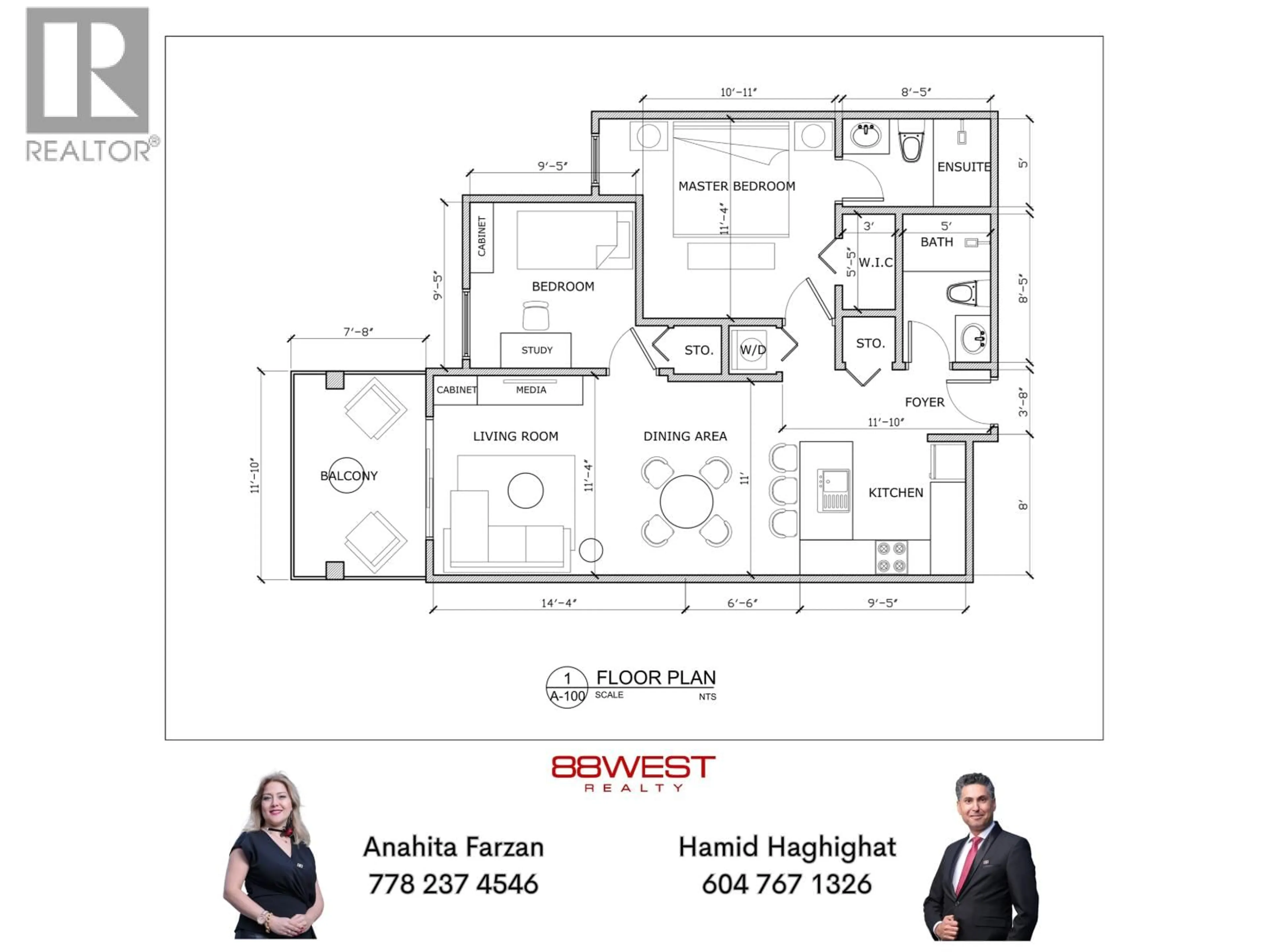 Floor plan for 310 - 733 14TH STREET, North Vancouver British Columbia V7M0C6