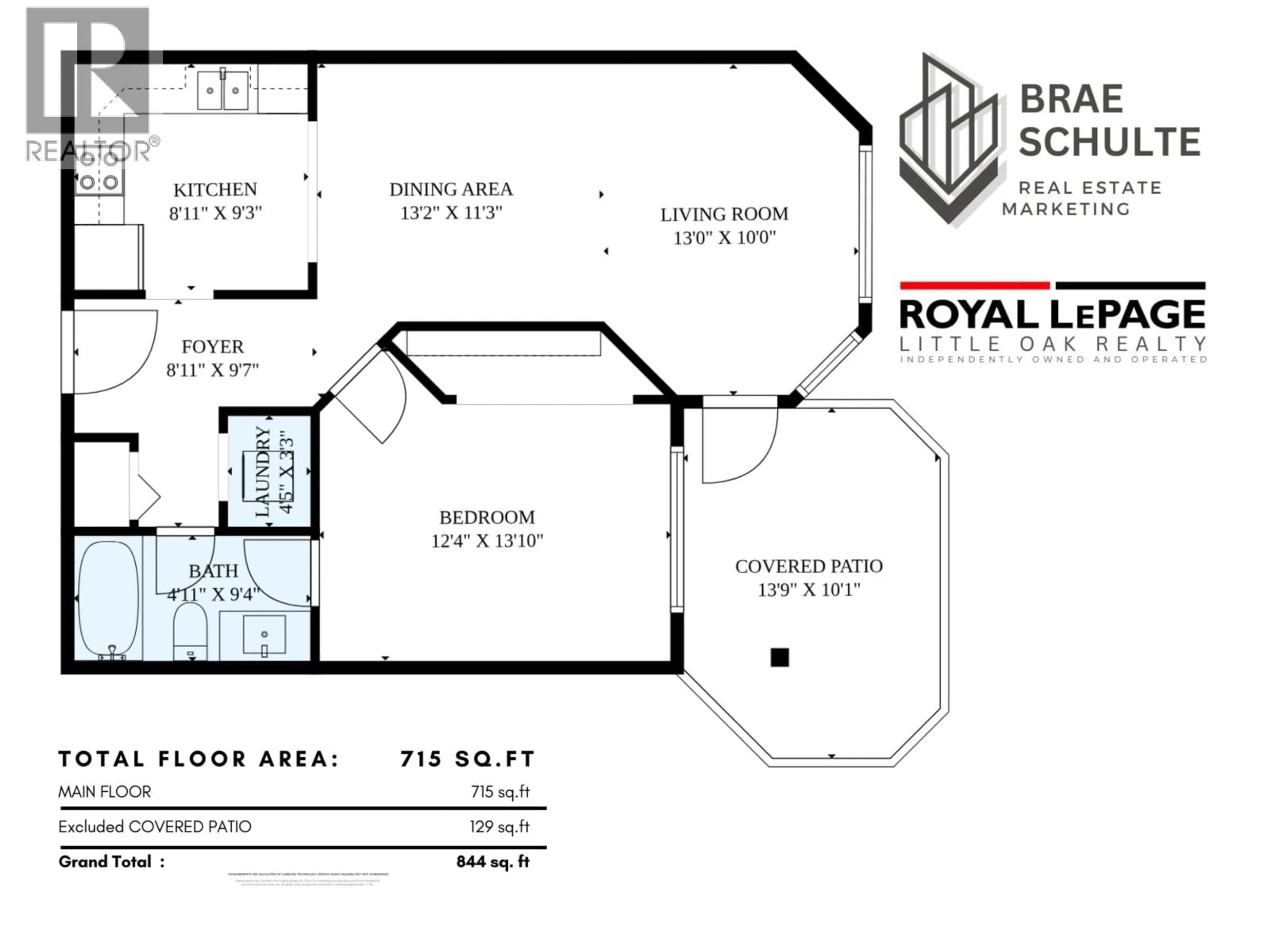 Floor plan for 104 - 20556 113 AVENUE, Maple Ridge British Columbia V2X1Z3