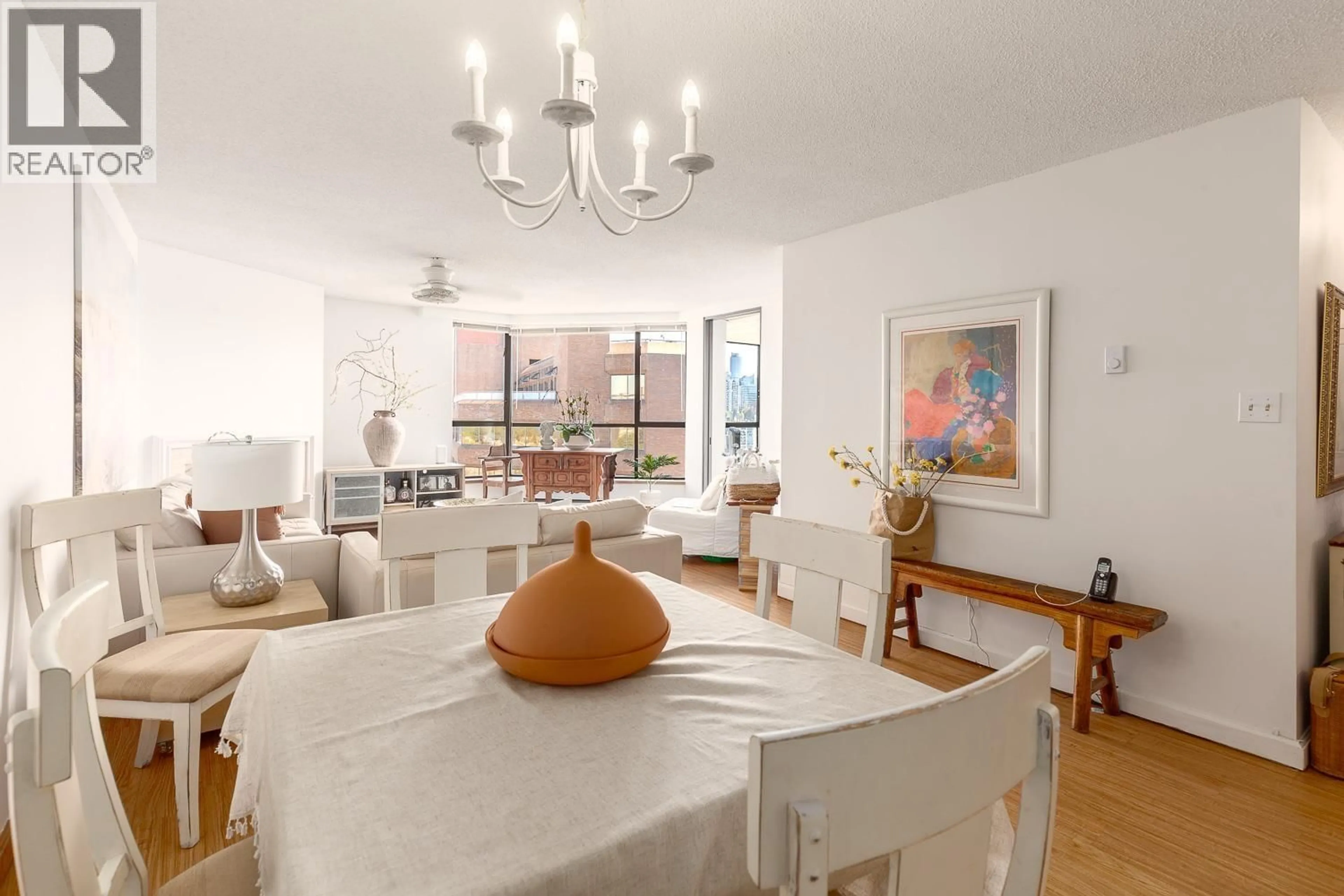 Dining room, ceramic/tile floor for 1003 - 1450 PENNYFARTHING DRIVE, Vancouver British Columbia V6J4X8