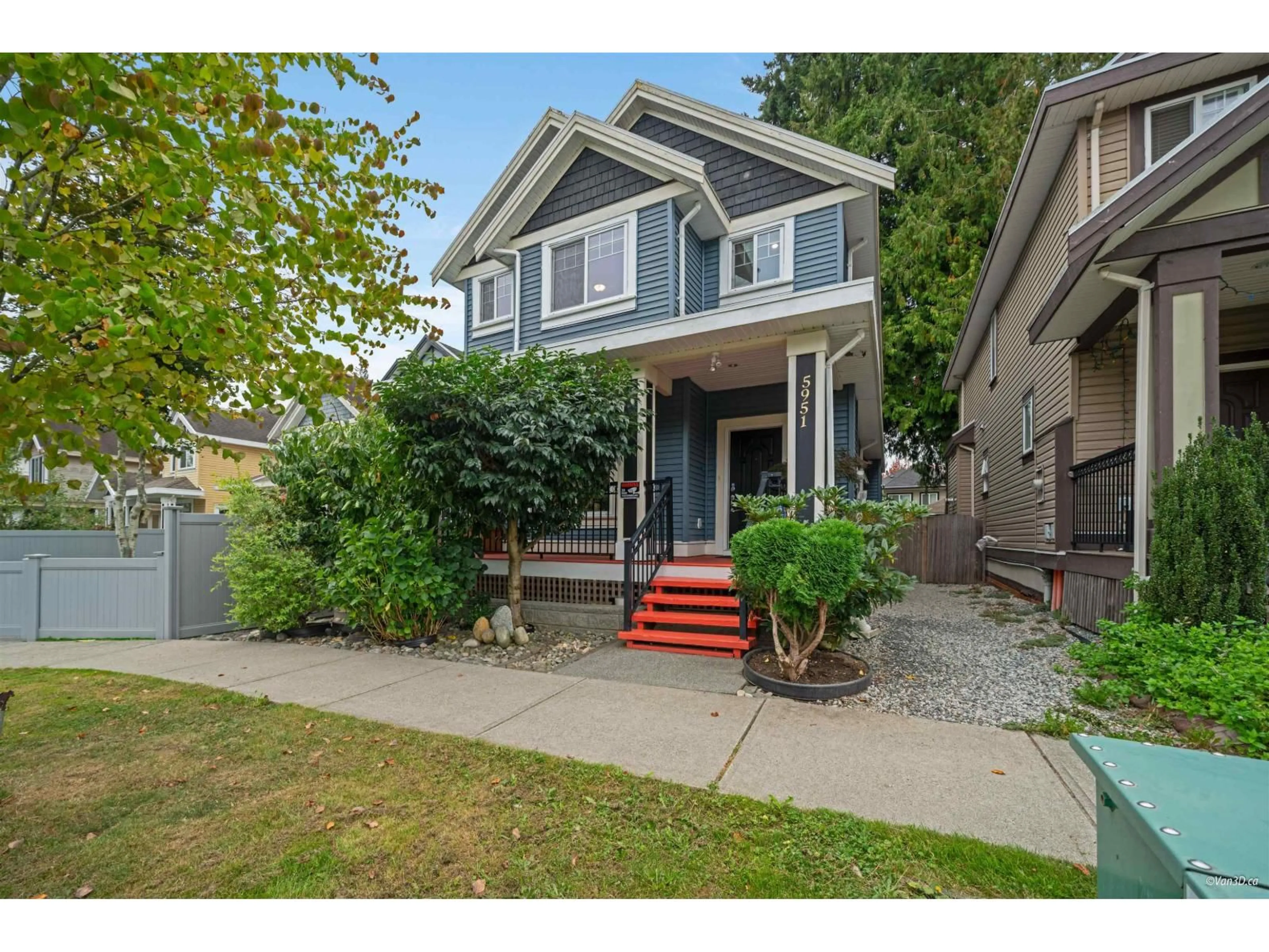 Home with vinyl exterior material, street for 5951 128A STREET, Surrey British Columbia V3X0C1