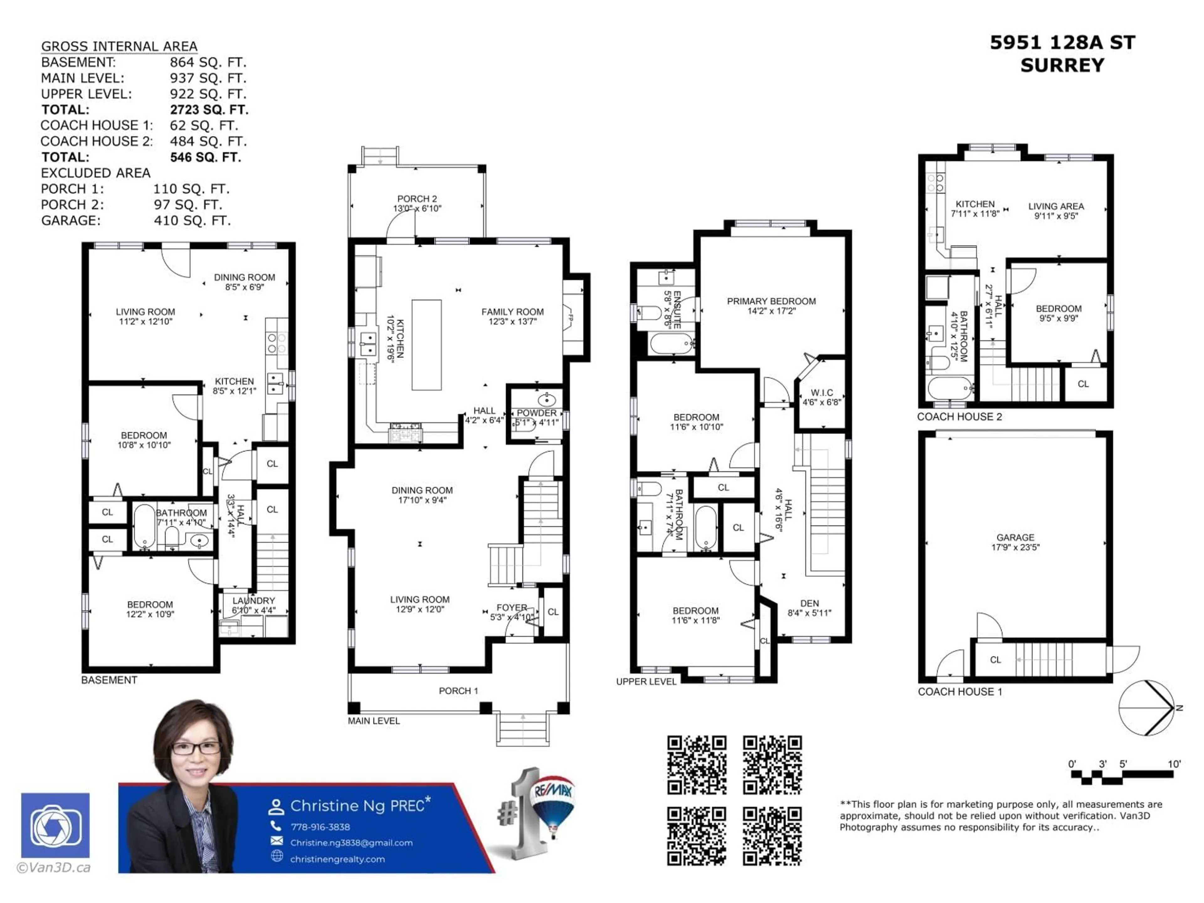 Floor plan for 5951 128A, Surrey British Columbia V3X0C1