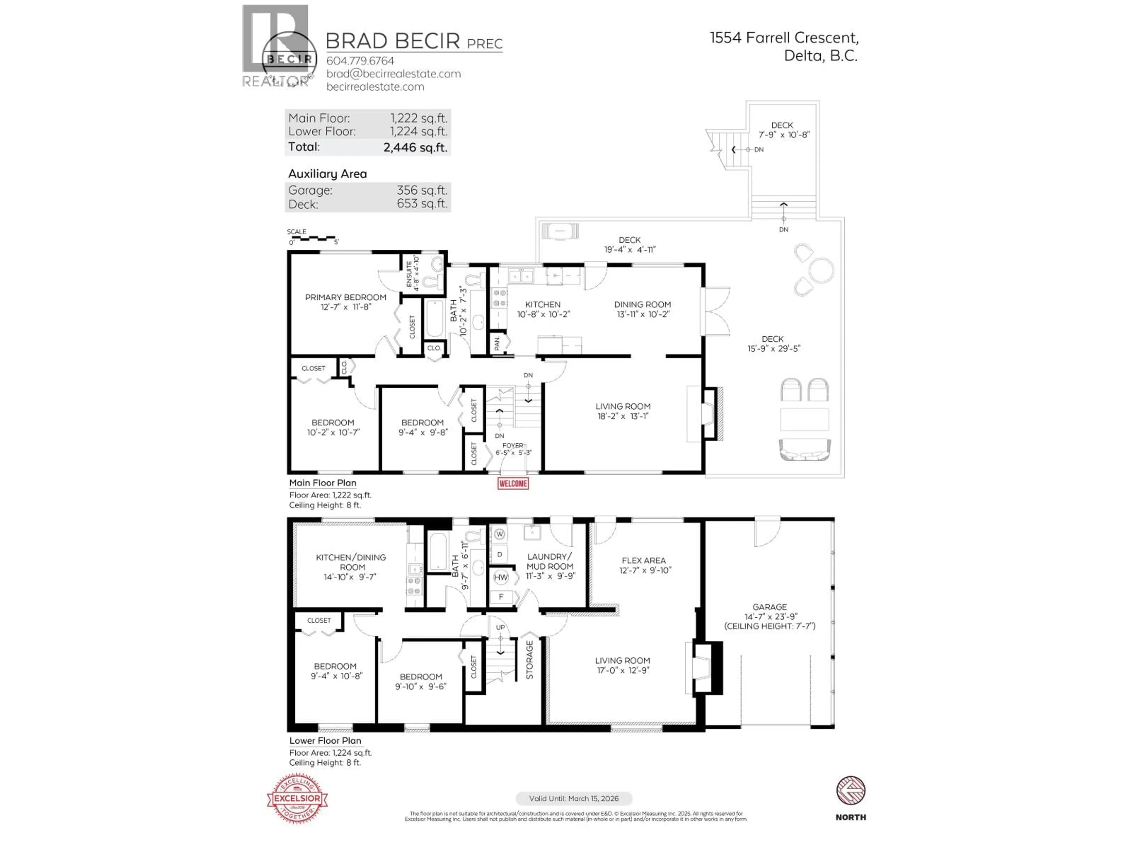 Floor plan for 1554 FARRELL CRESCENT, Delta British Columbia V4L1T8