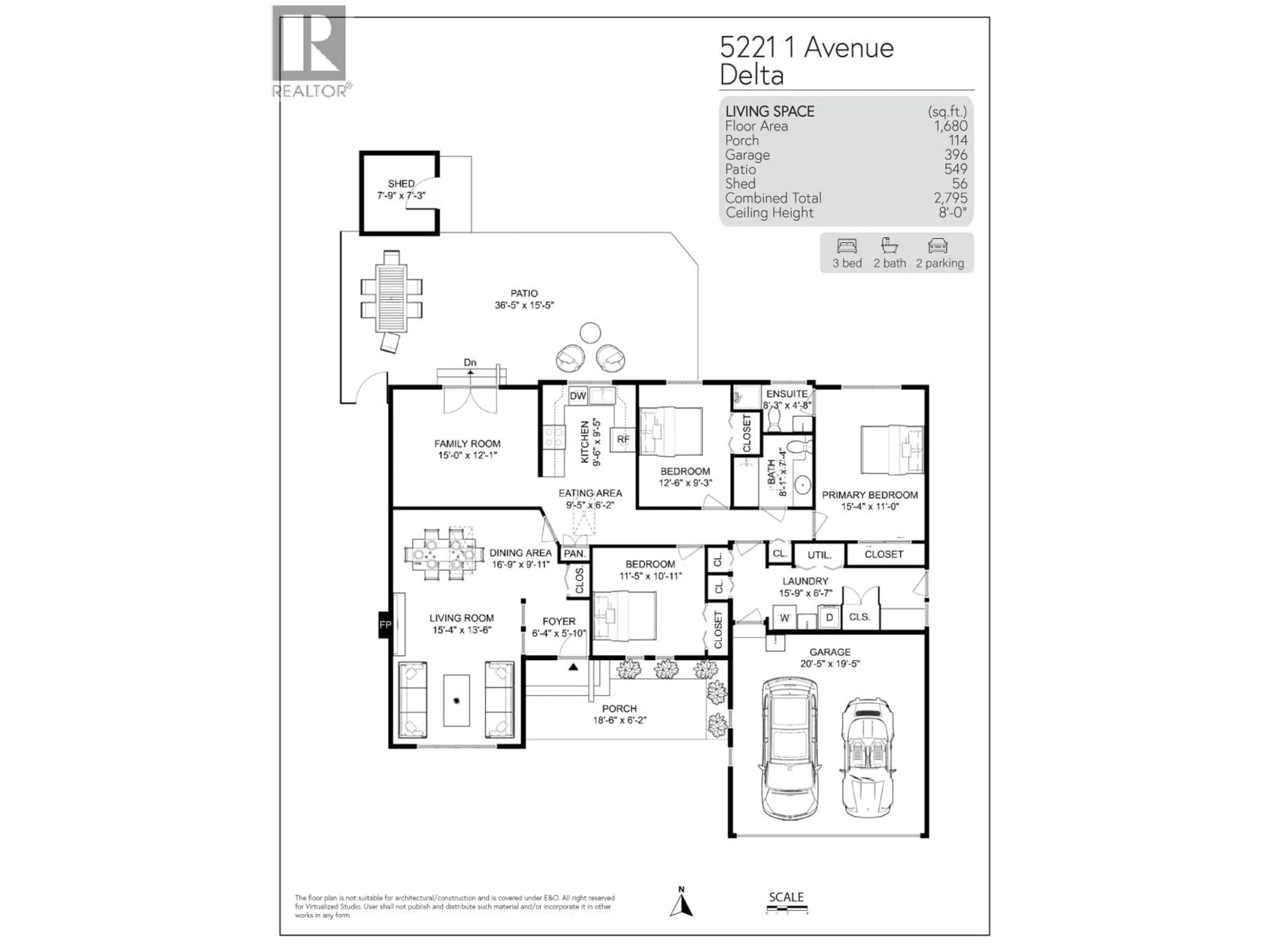 Floor plan for 5221 1 AVENUE, Delta British Columbia V4M1B4