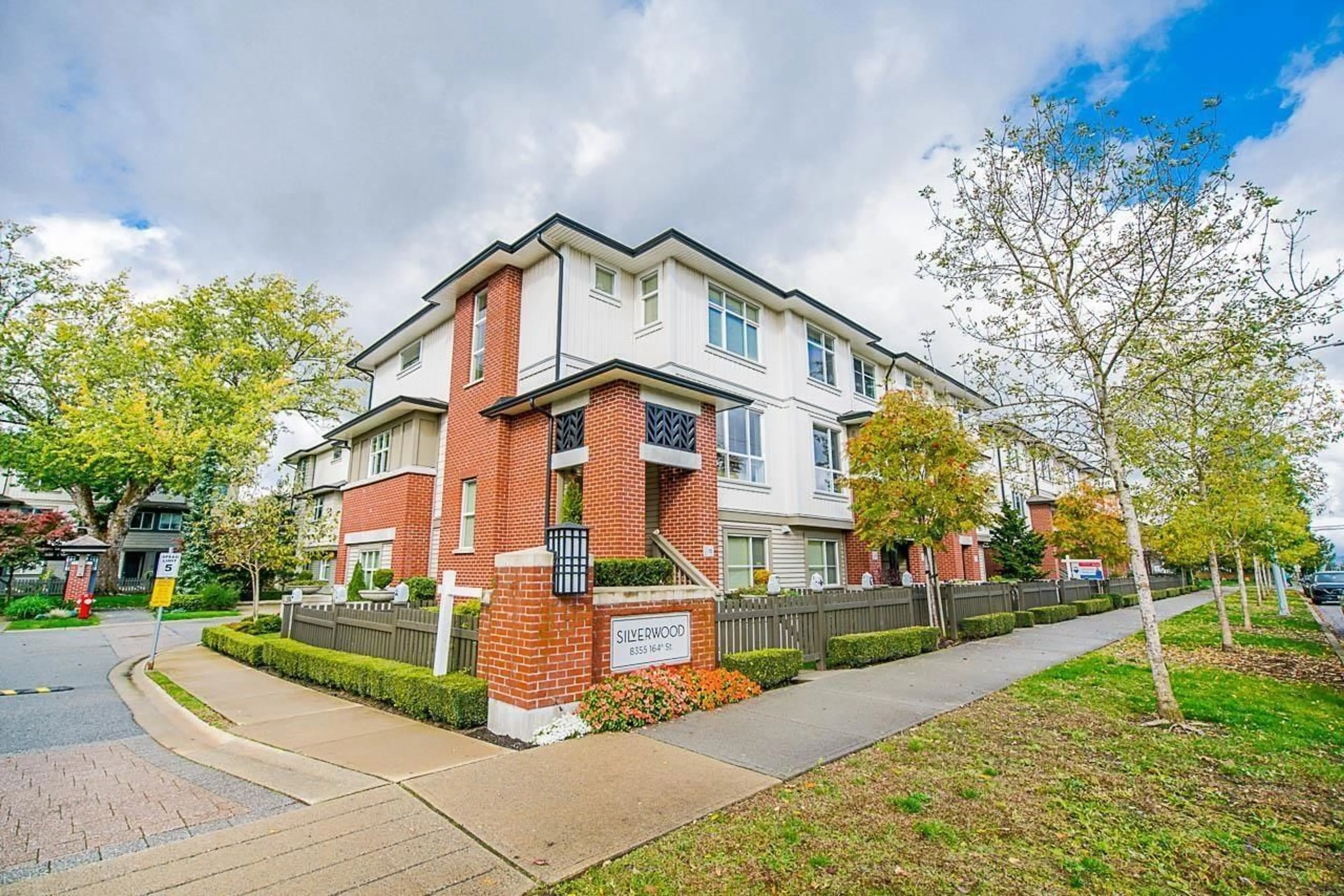 Home with brick exterior material, street for 15 - 8355 164, Surrey British Columbia V4N1E3