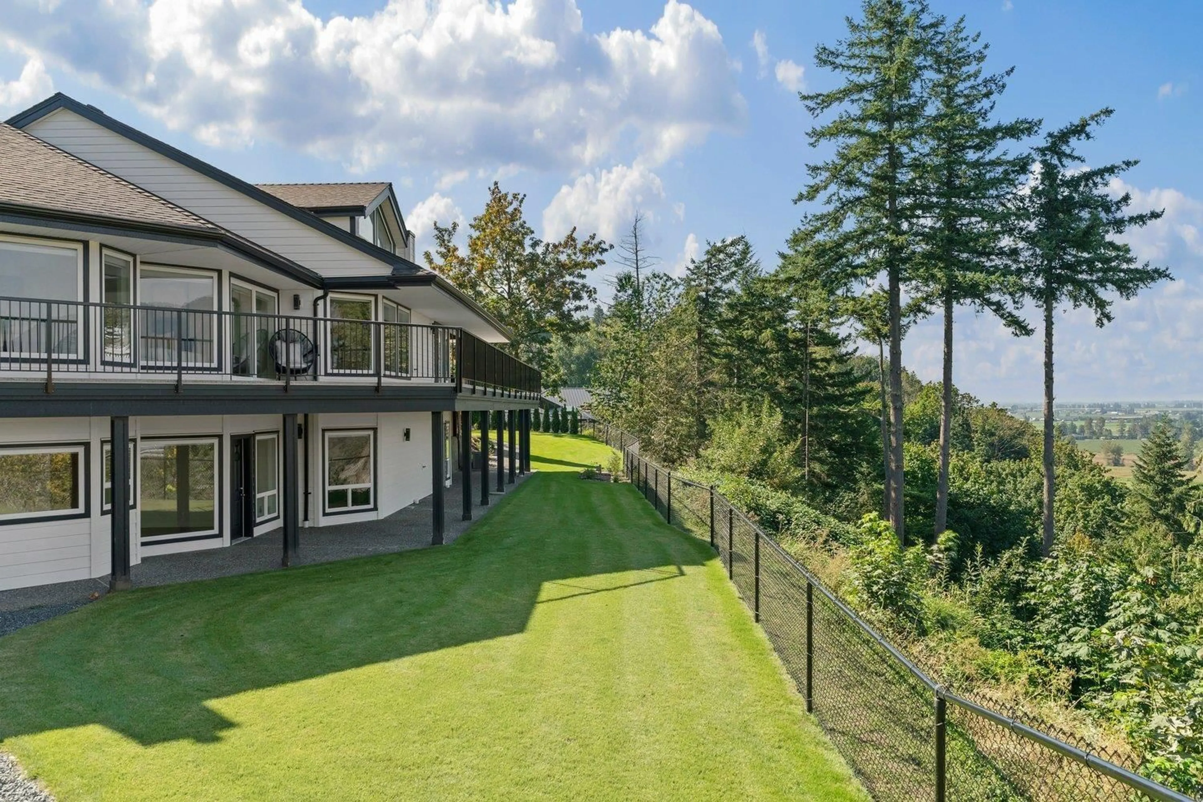 A pic from outside/outdoor area/front of a property/back of a property/a pic from drone, mountain view for 41965 NIKADA DRIVE, Yarrow British Columbia V2R5H2
