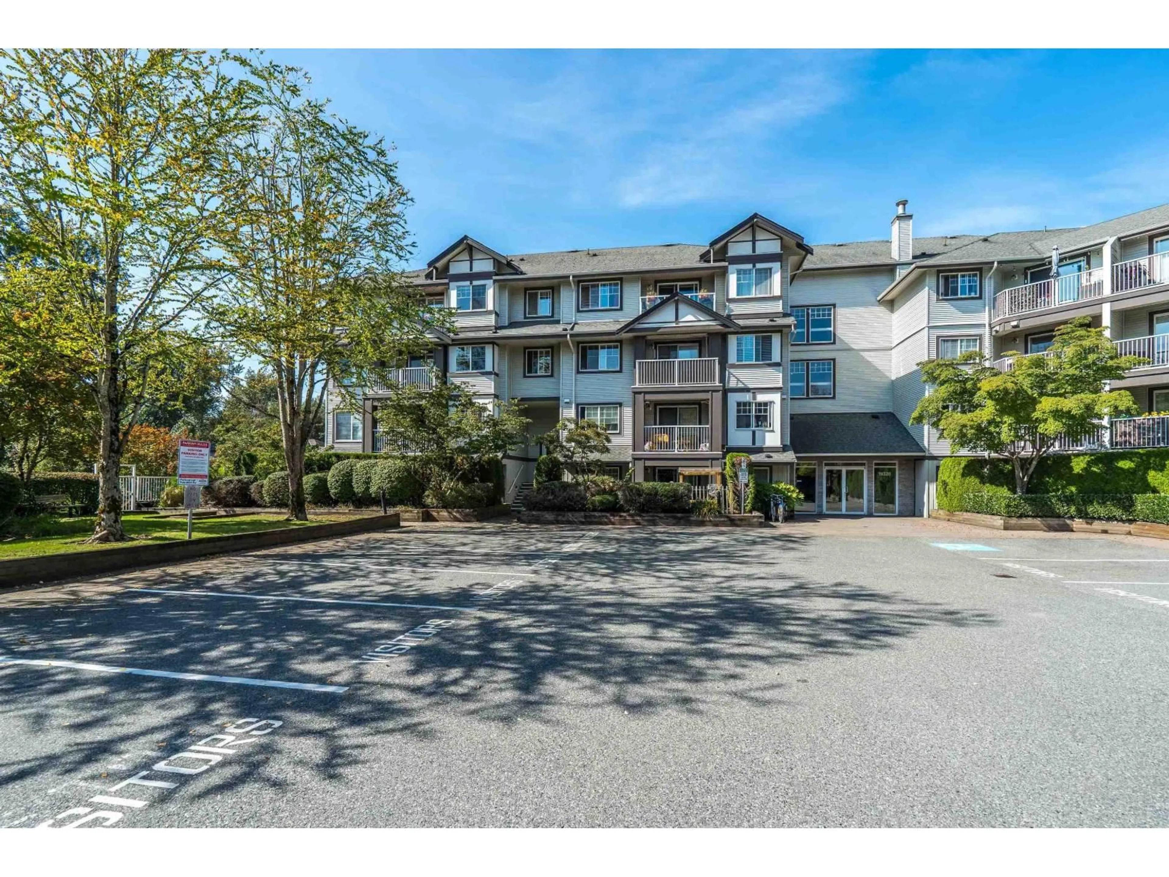 A pic from outside/outdoor area/front of a property/back of a property/a pic from drone, mountain view for 209 - 19320 65, Surrey British Columbia V4N0A3