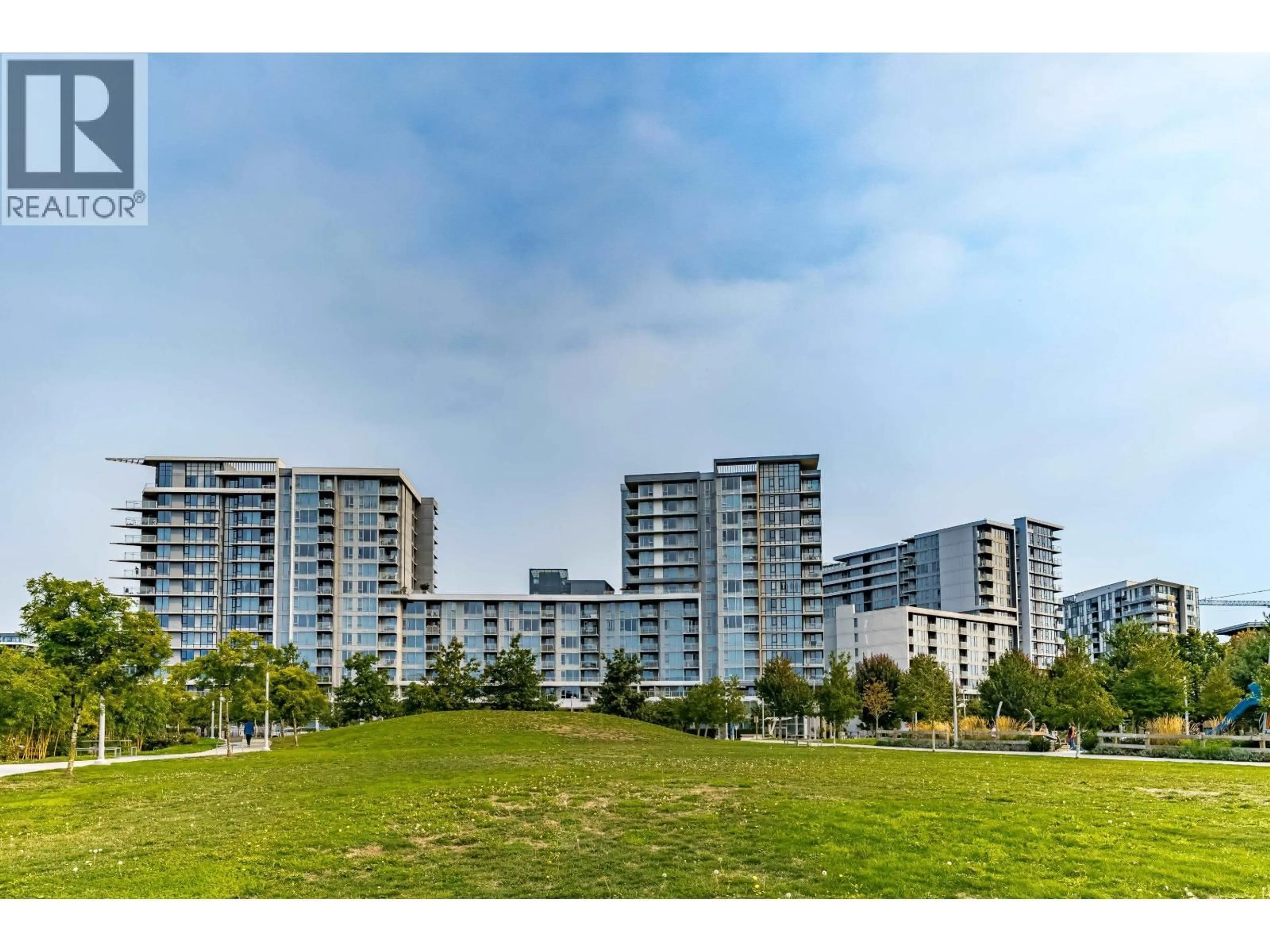 A pic from outside/outdoor area/front of a property/back of a property/a pic from drone, city buildings view from balcony for 107 - 8333 SWEET AVENUE, Richmond British Columbia V6X0P4