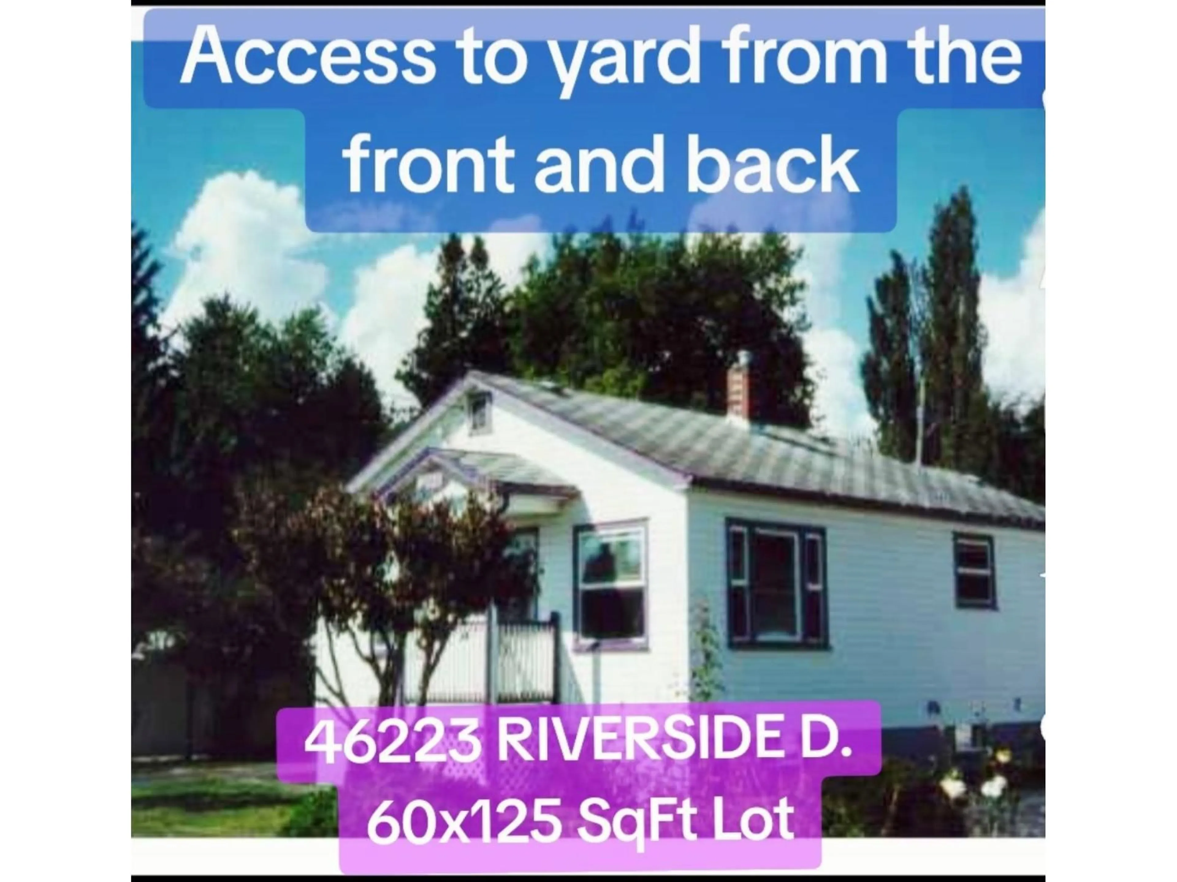 Unknown for 46223 RIVERSIDE DRIVE, Chilliwack British Columbia V2P3L2