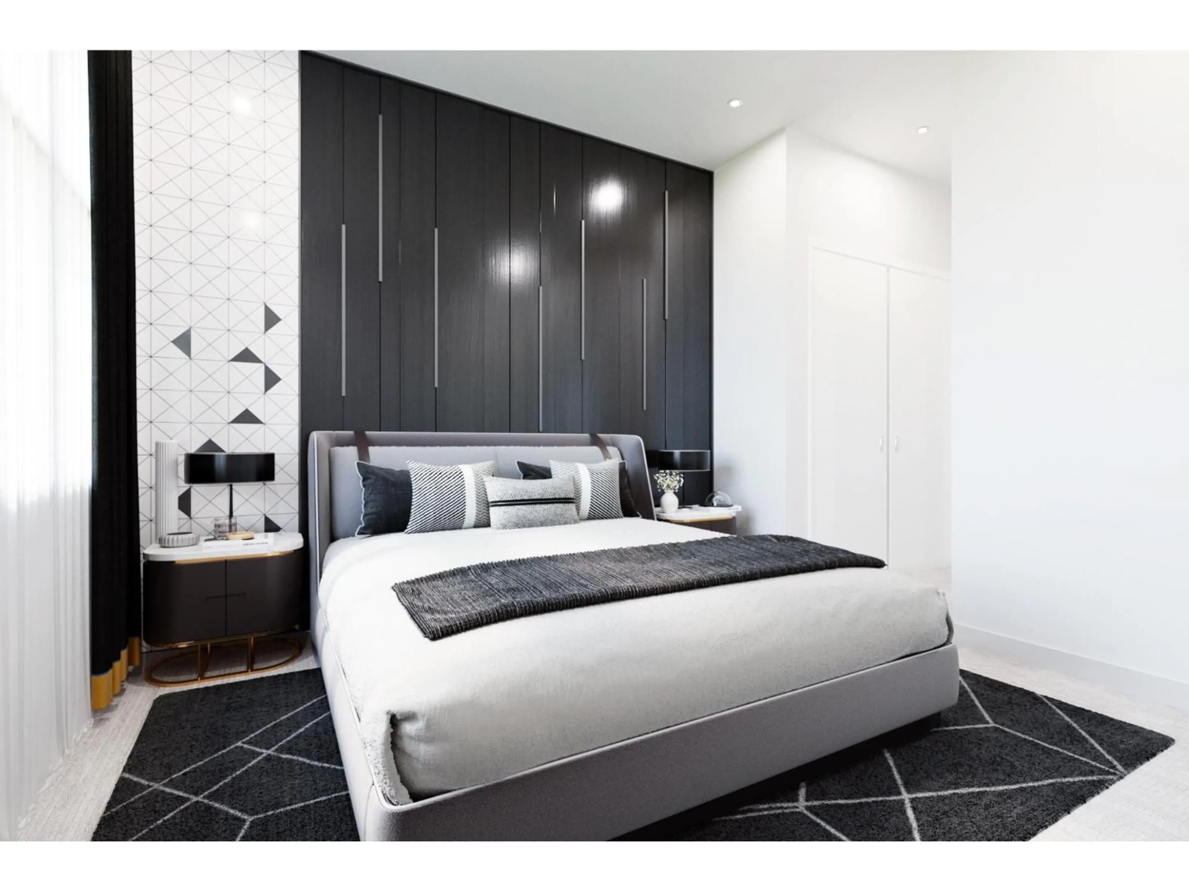 Bedroom with bed, unknown for 411 - 163 175A, Surrey British Columbia V0V0V0