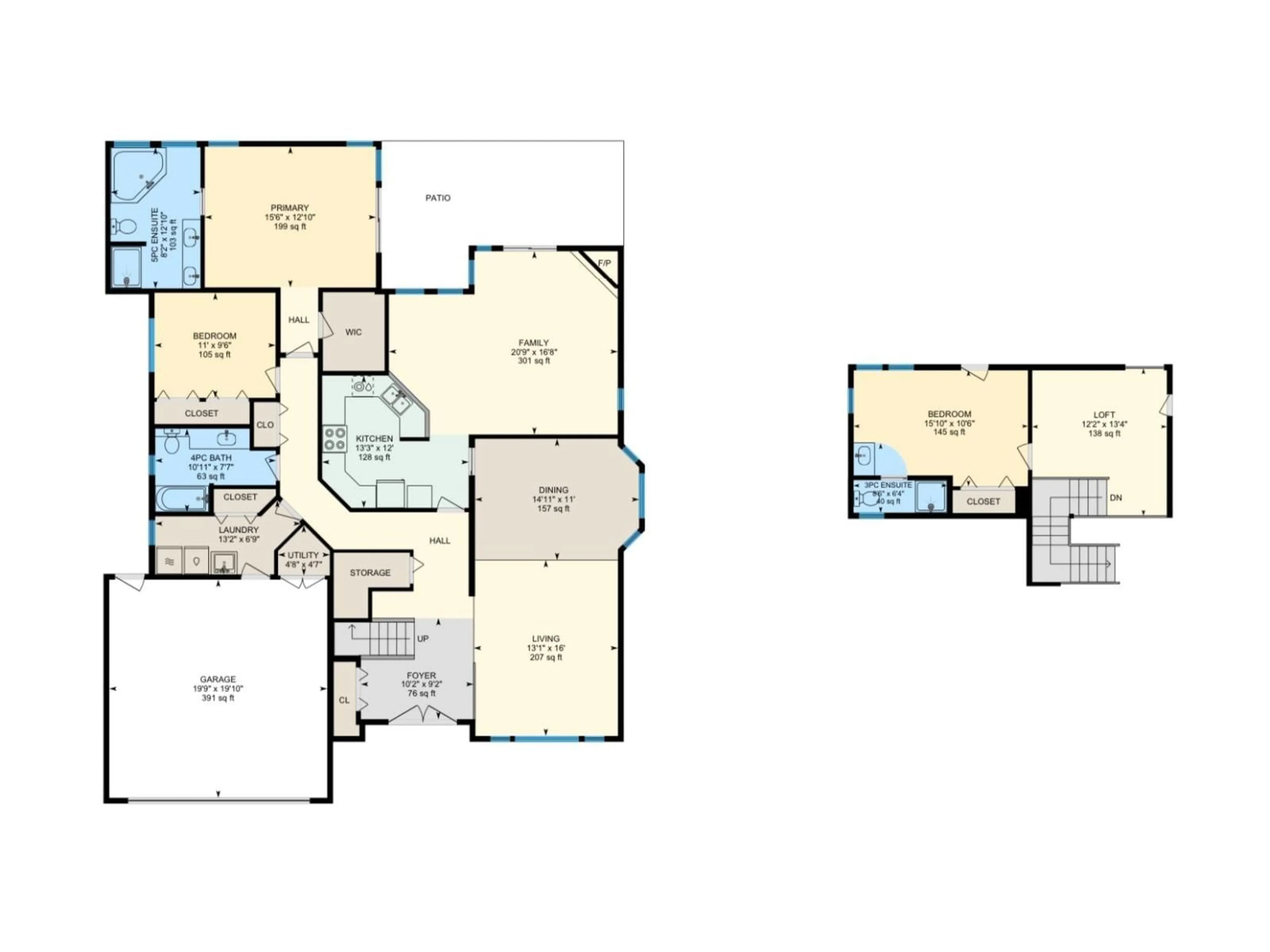 Floor plan for 20824 44, Langley British Columbia V3A5A8