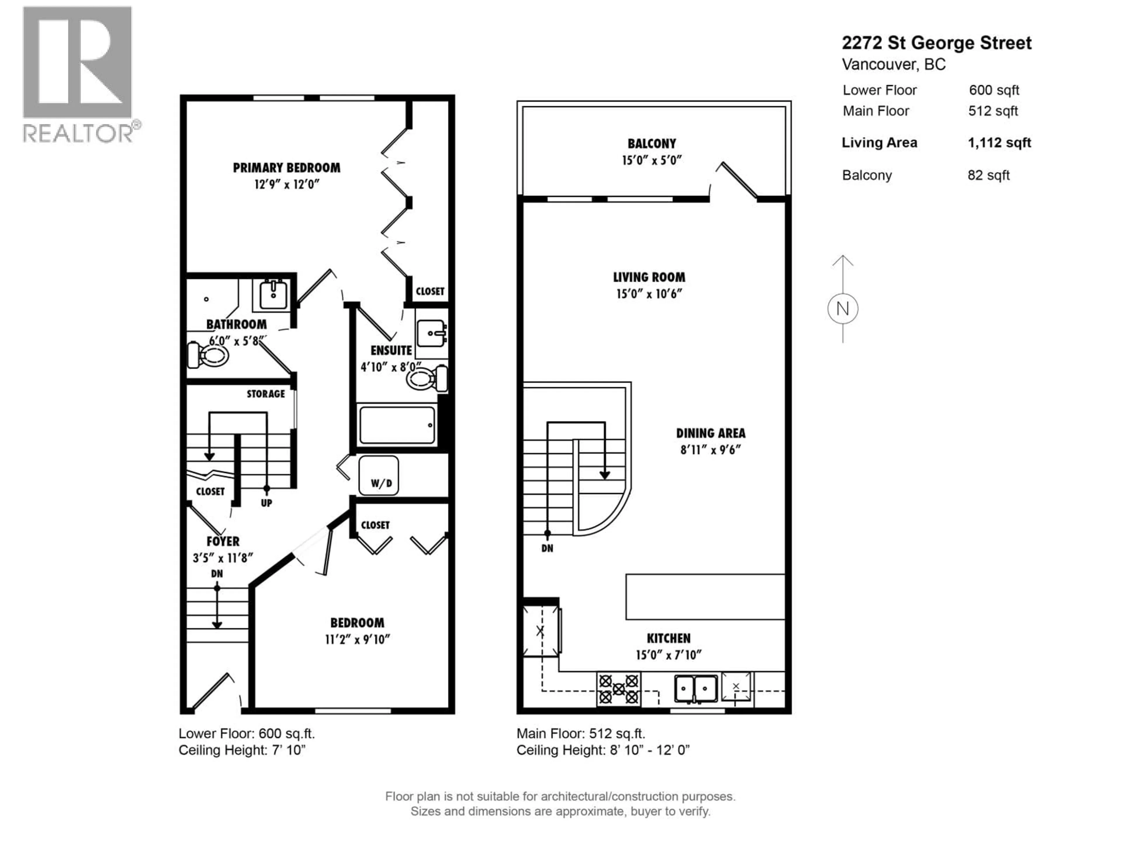 Floor plan for 2272 ST. GEORGE STREET, Vancouver British Columbia V5T3R2
