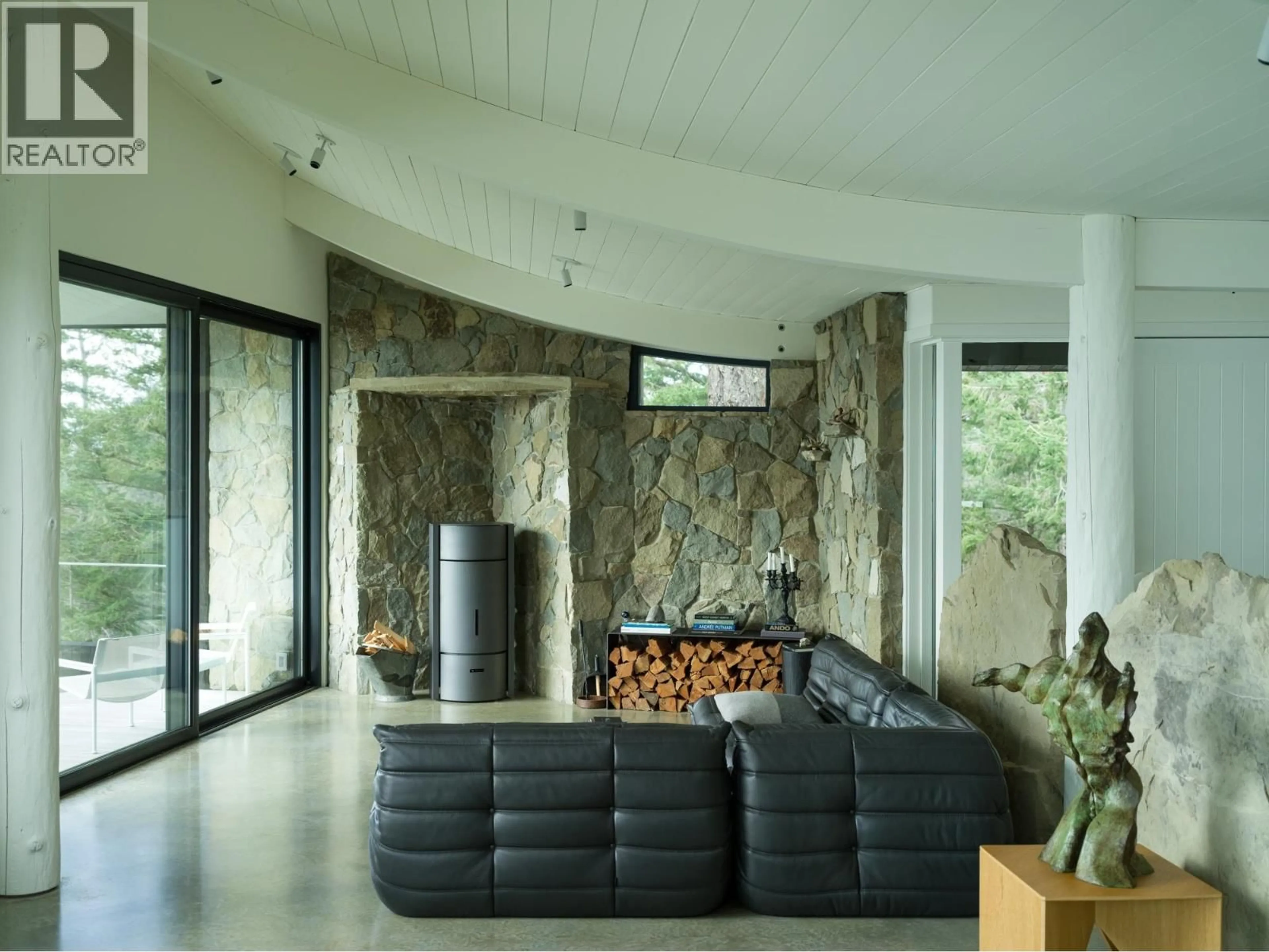Living room with furniture, unknown for 630 TINKER ROAD, Mayne Island British Columbia V0N2J2