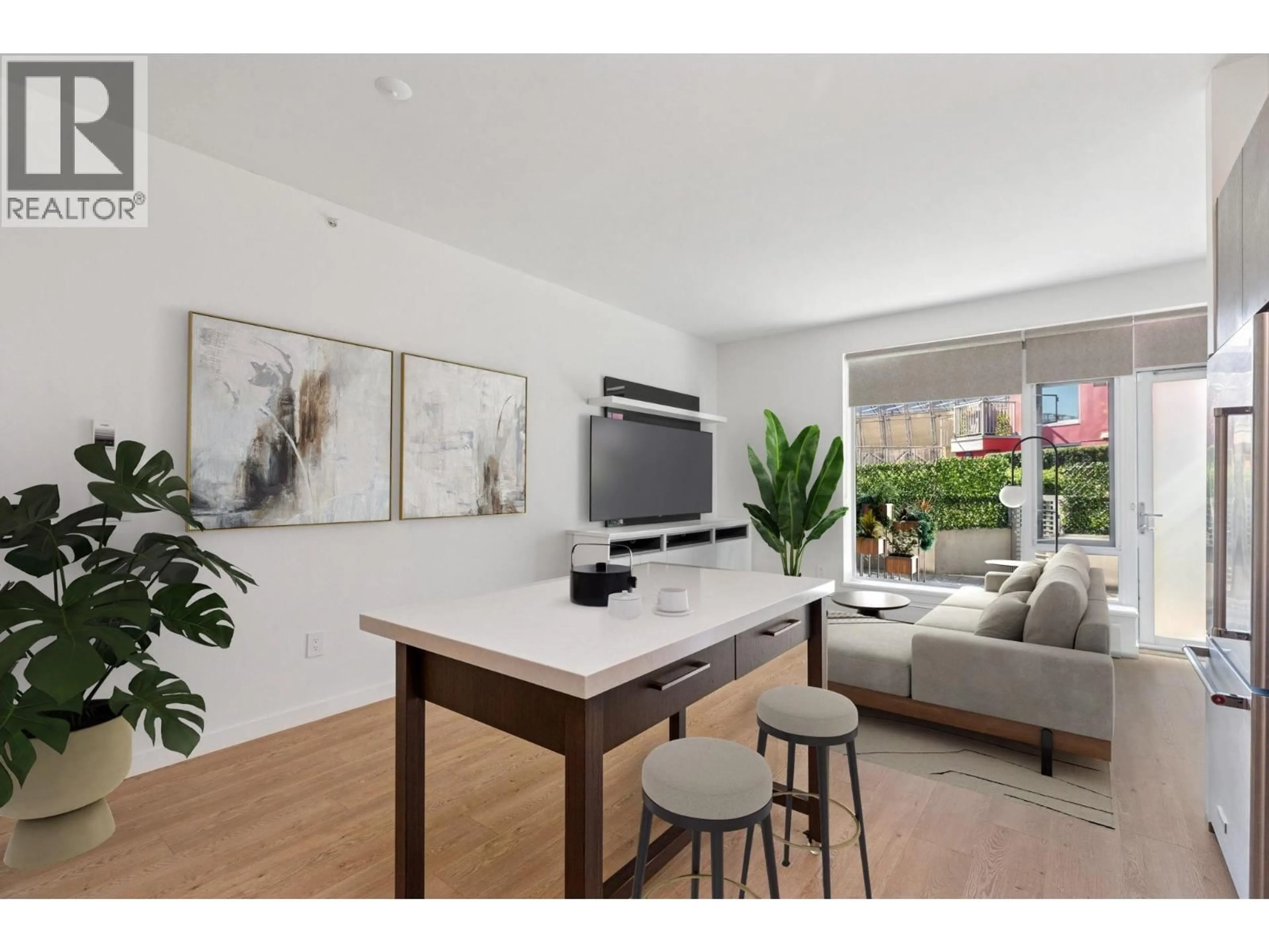 Living room with furniture, unknown for 215 - 384 1ST AVENUE, Vancouver British Columbia V5T0G5