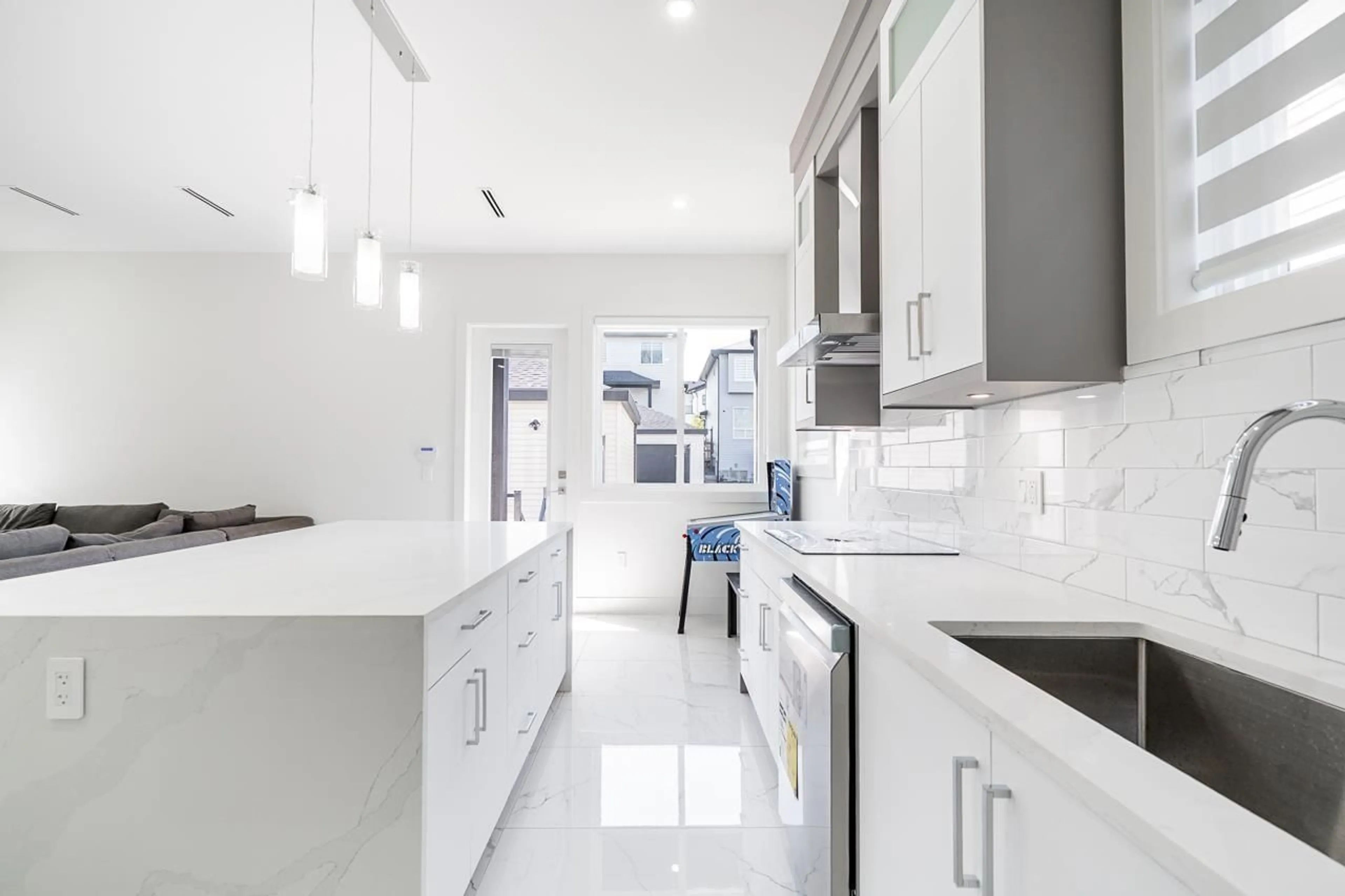 Contemporary kitchen, ceramic/tile floor for 6261 148, Surrey British Columbia V3S3T1