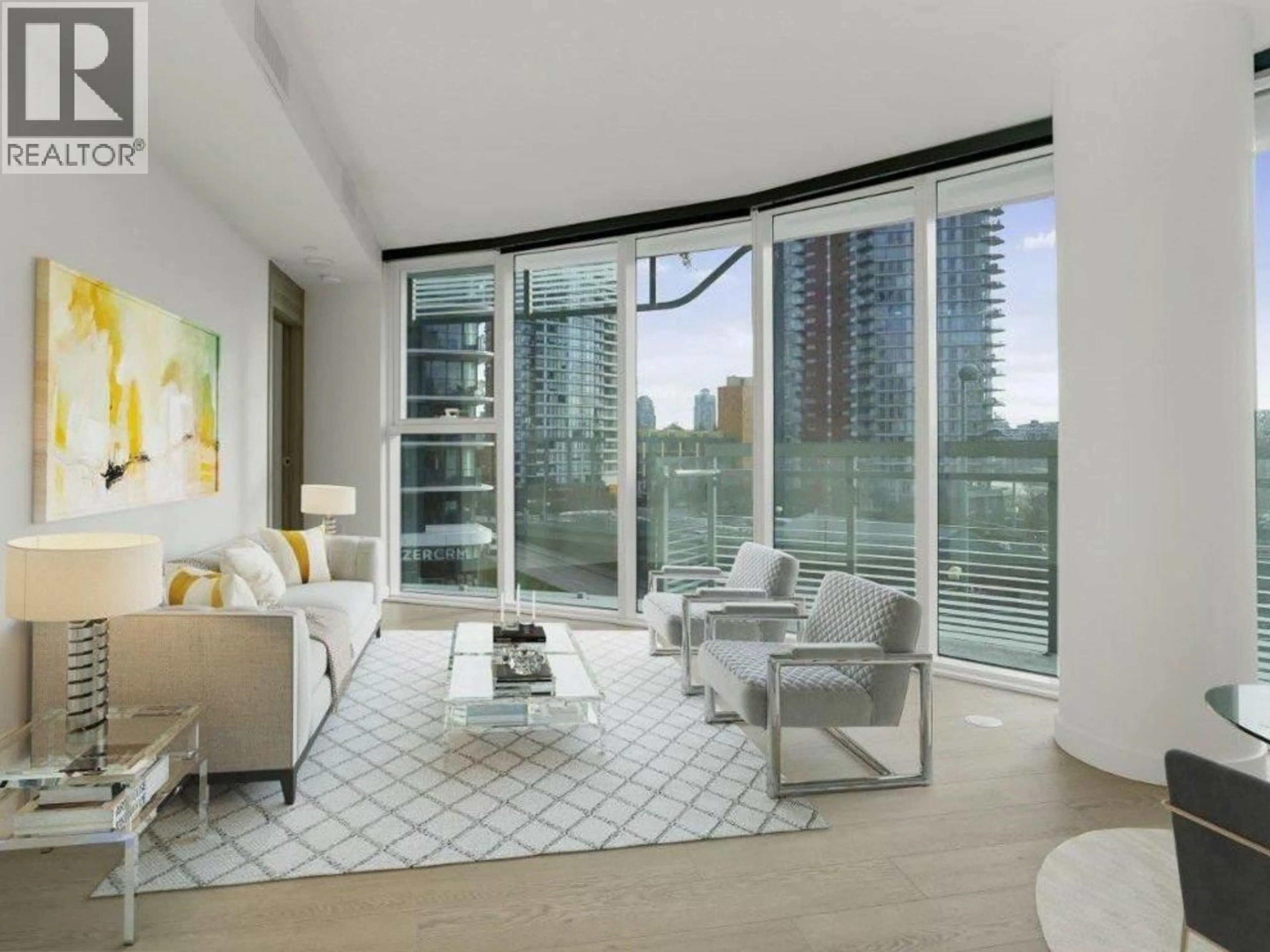 Living room with furniture, unknown for 584 - 87 NELSON STREET, Vancouver British Columbia V6Z0E8