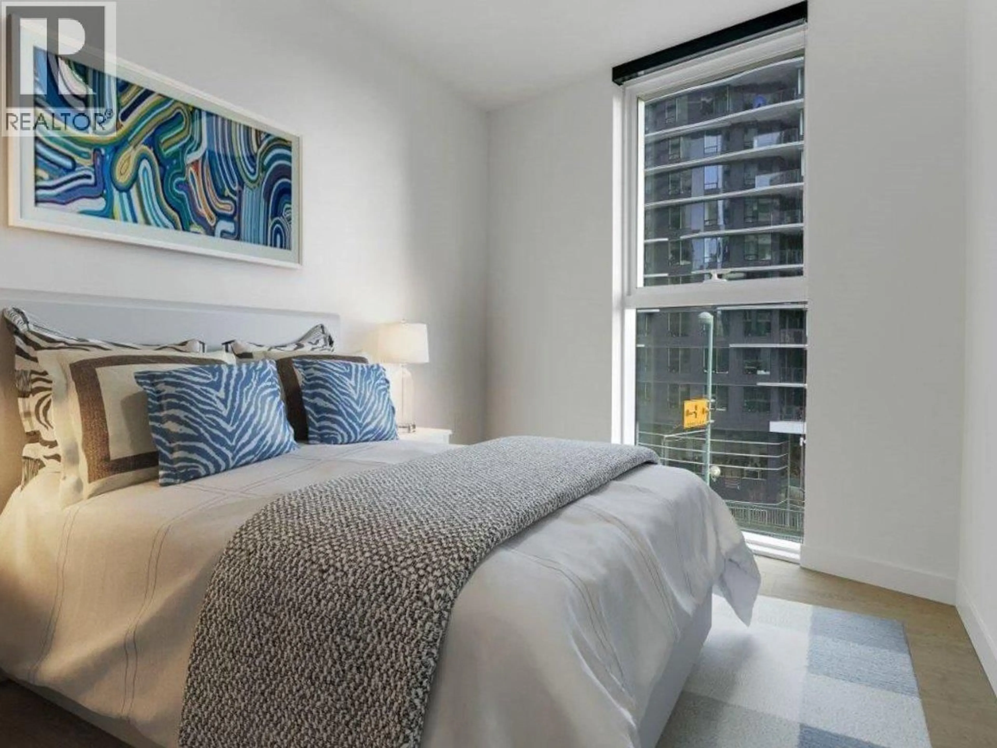 Bedroom with bed, unknown for 584 - 87 NELSON STREET, Vancouver British Columbia V6Z0E8