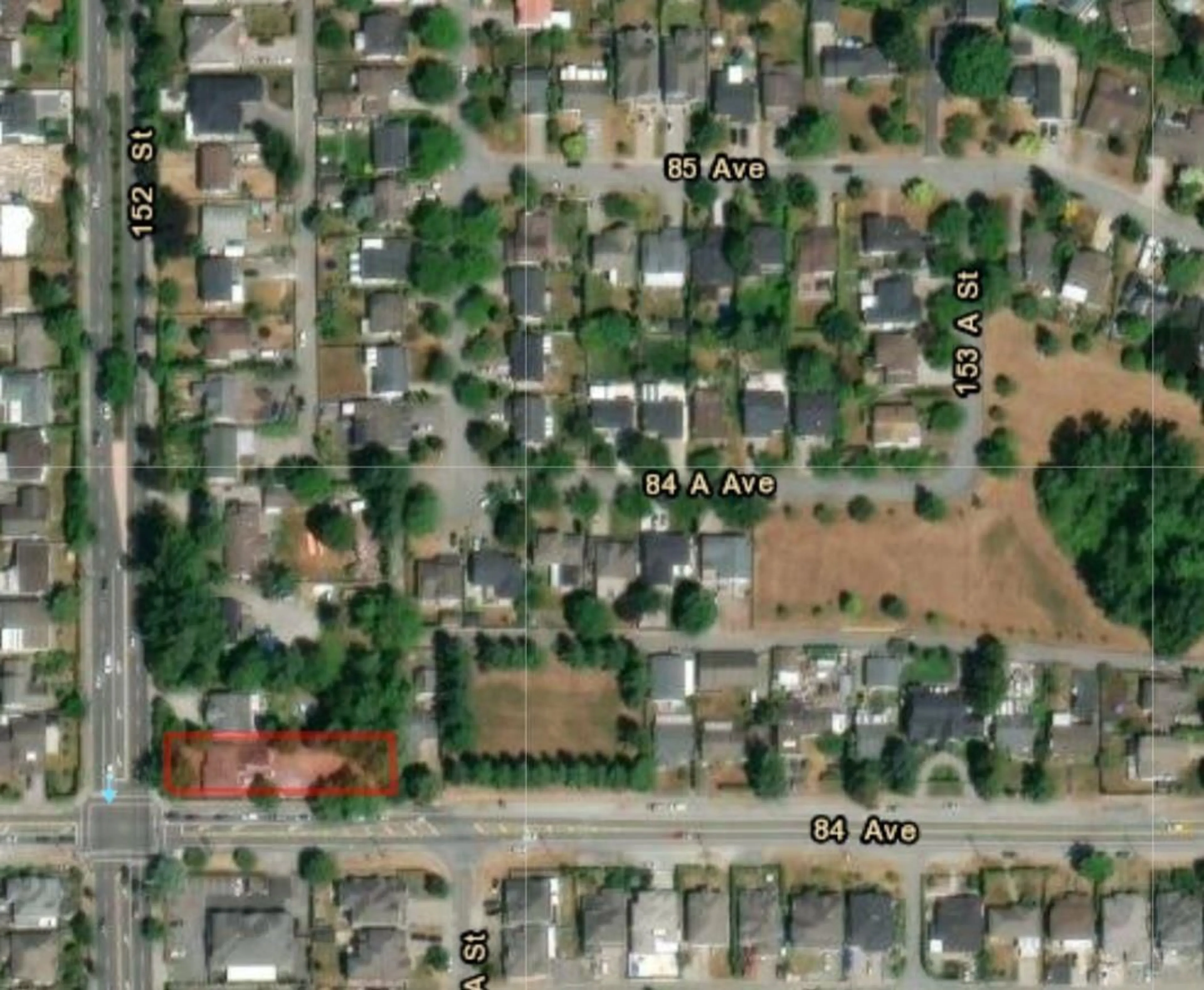 Picture of a map for 8406 152, Surrey British Columbia V3S3M8