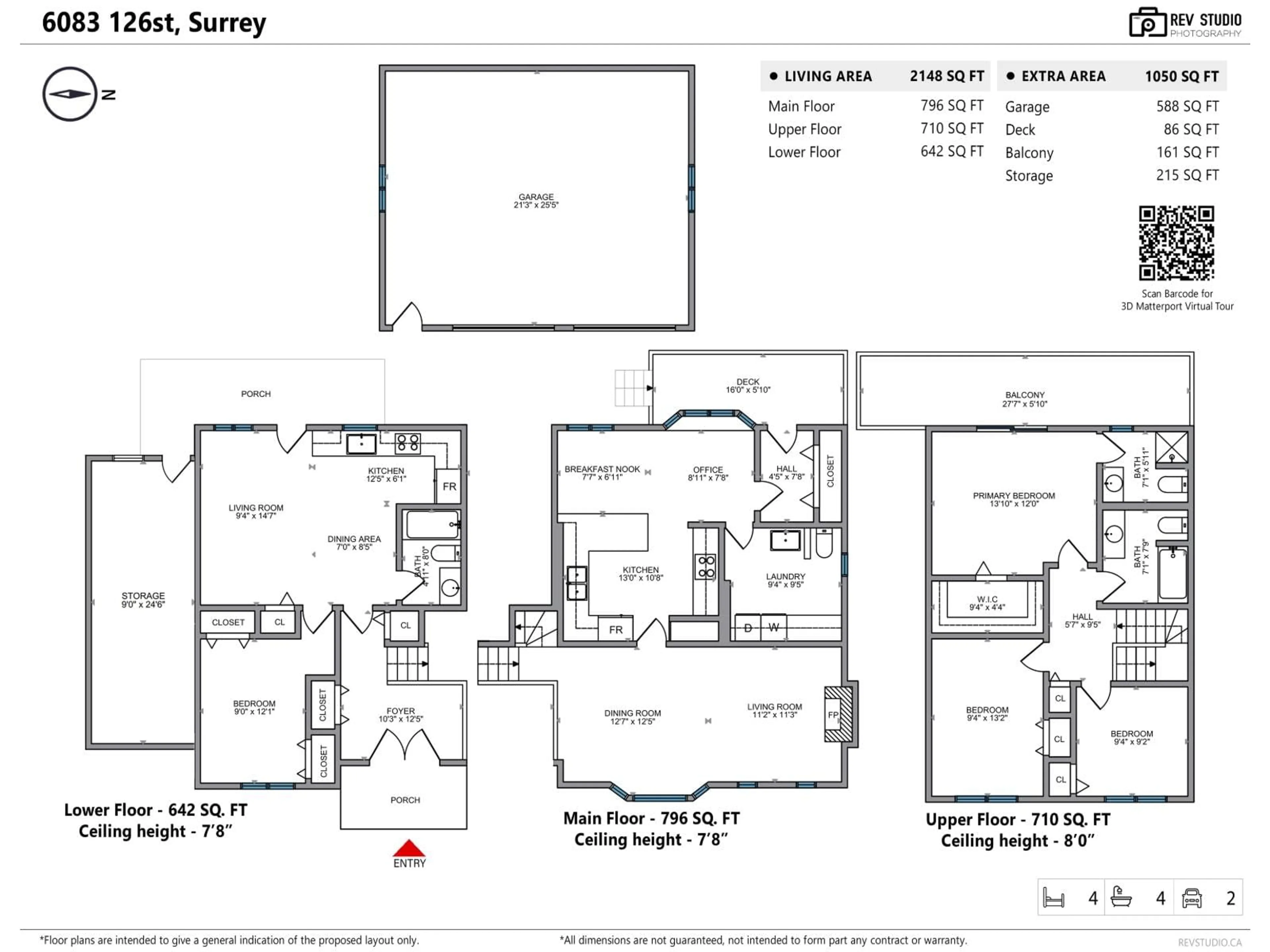 Floor plan for 6083 126, Surrey British Columbia V3X1V7