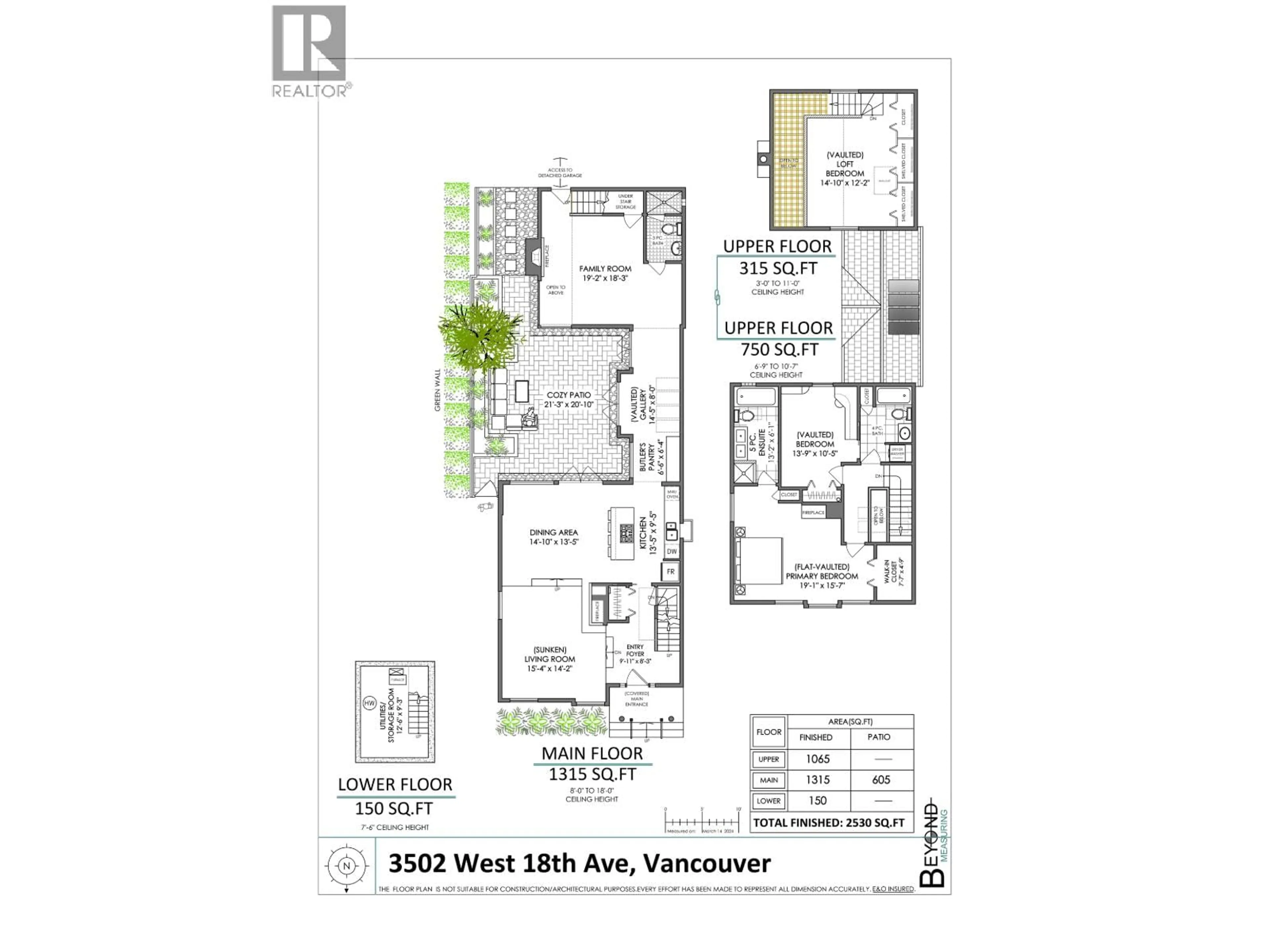 Floor plan for 3502 18TH AVENUE, Vancouver British Columbia V6B0A5