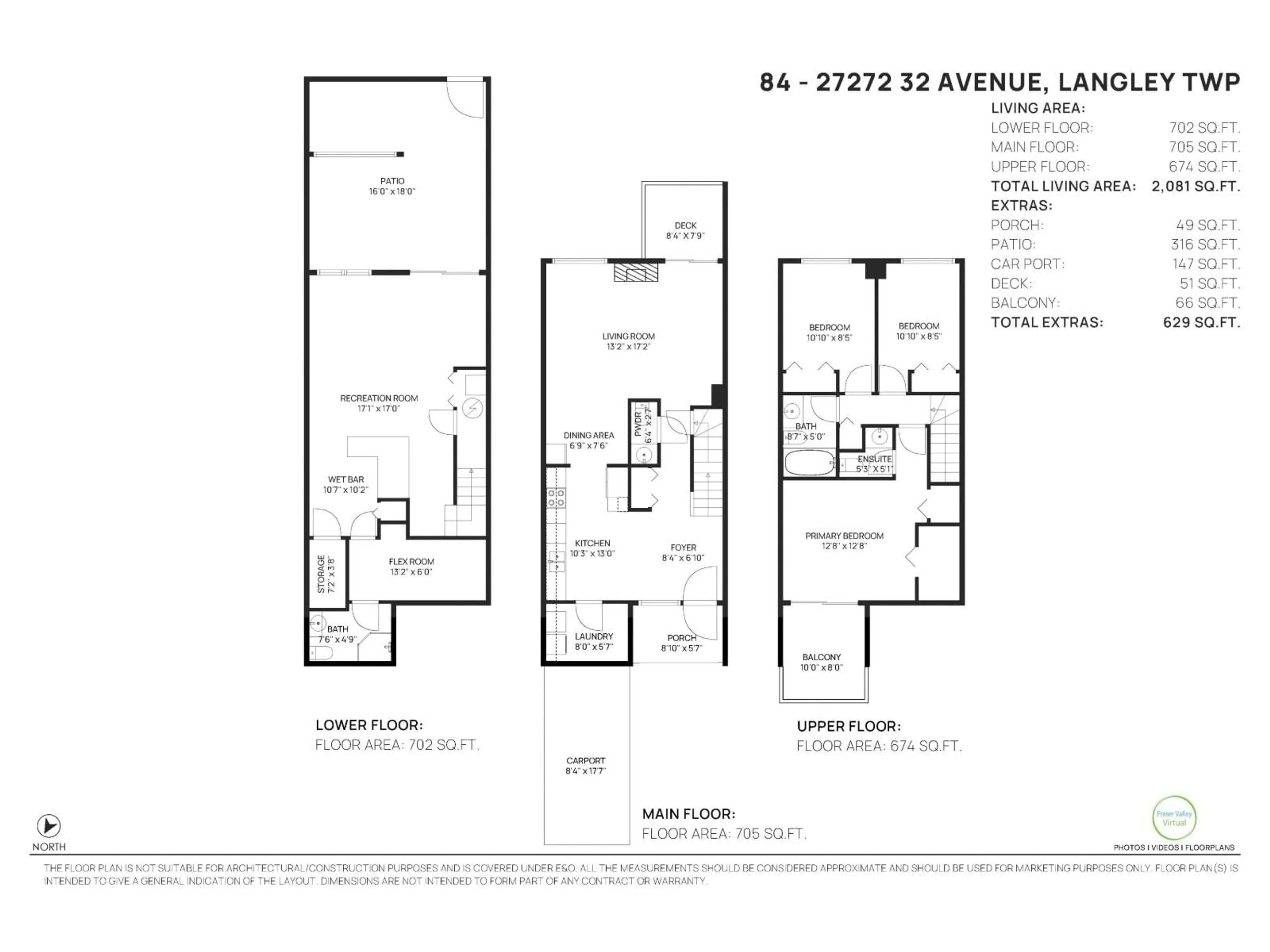 Floor plan for 84 - 27272 32, Langley British Columbia V4W3T9