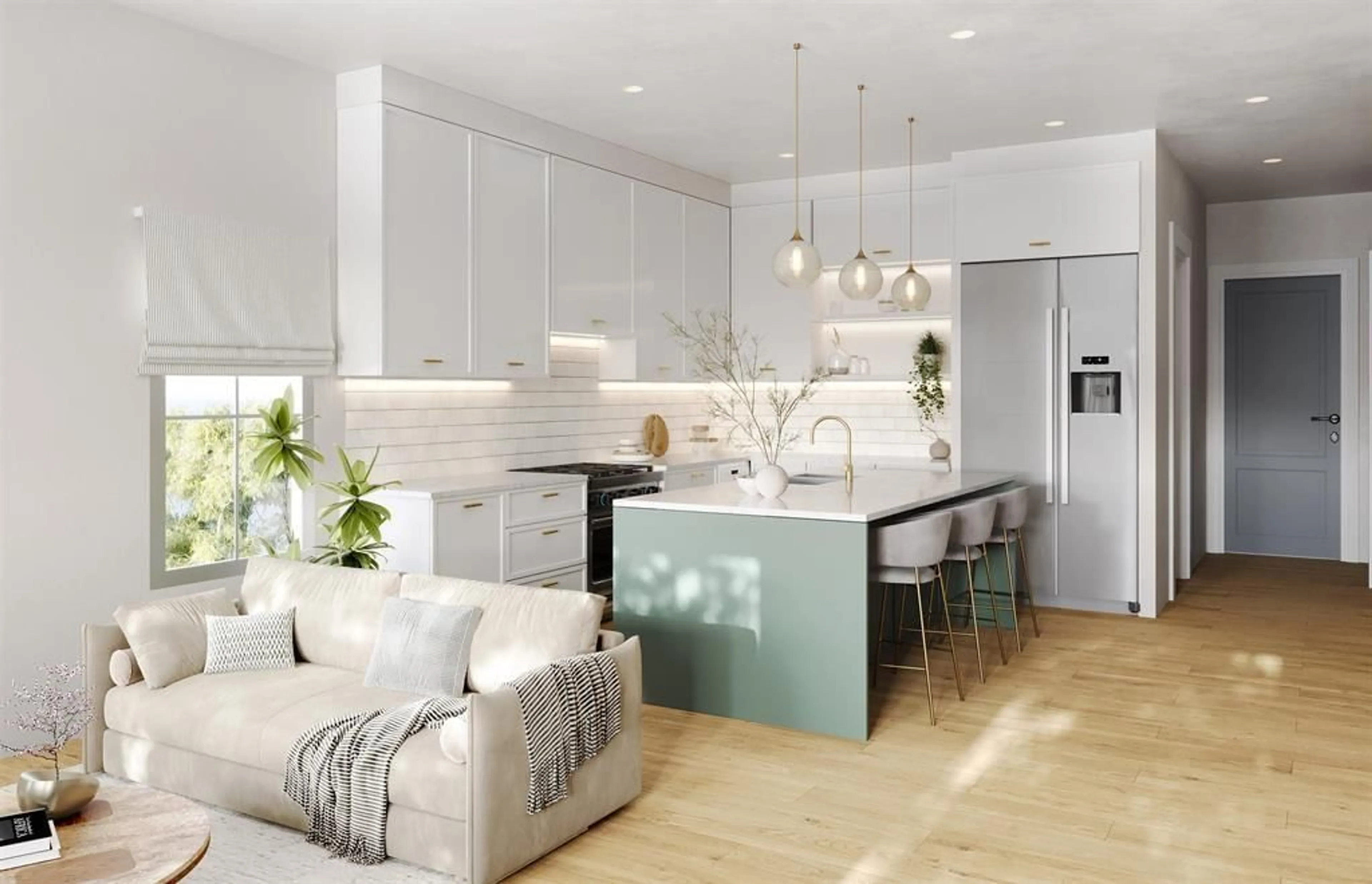 Open concept kitchen, unknown for 20453 78, Langley British Columbia V2Y1X3