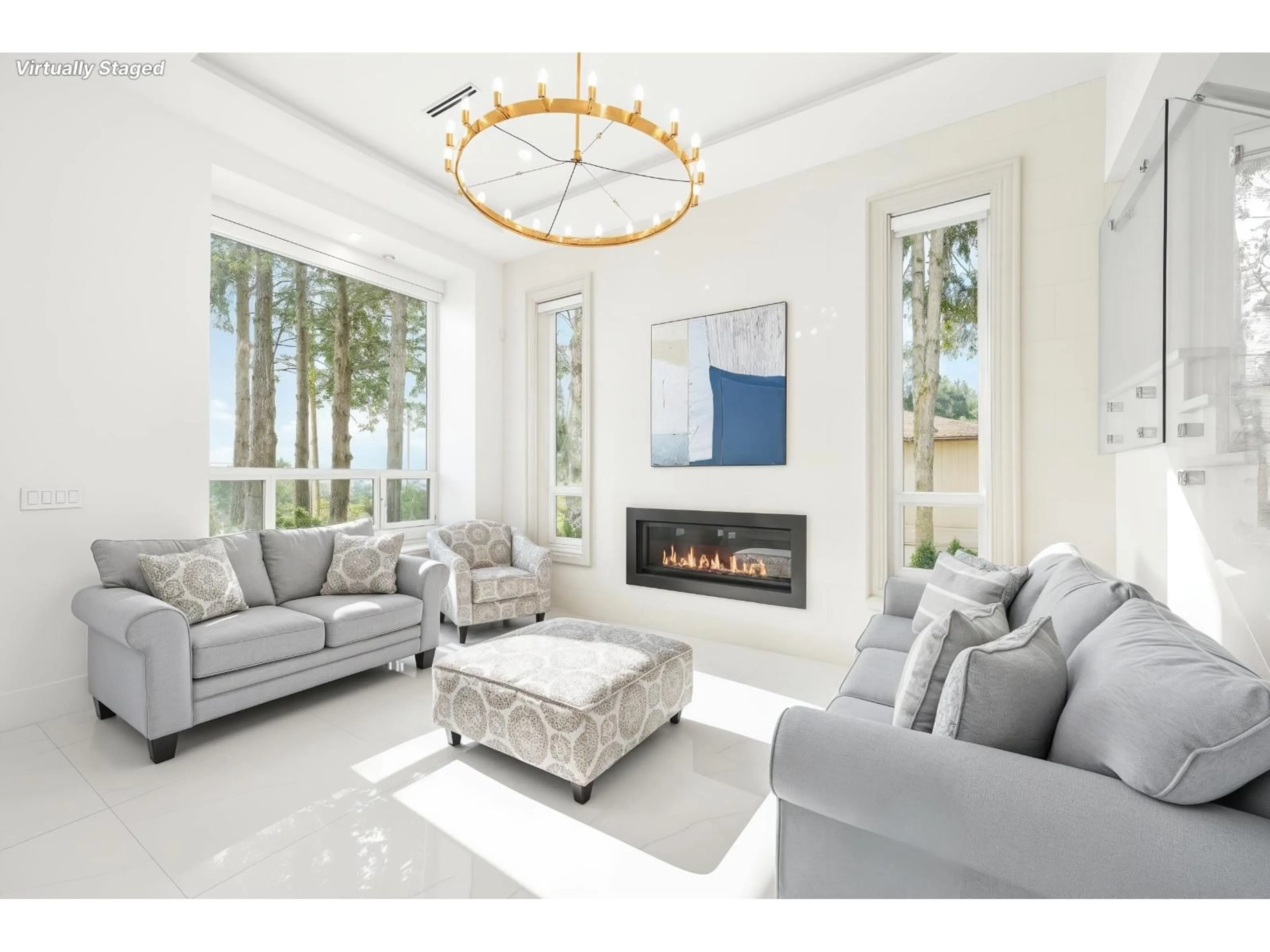 Living room with furniture, unknown for 5585 148, Surrey British Columbia V3S3B5