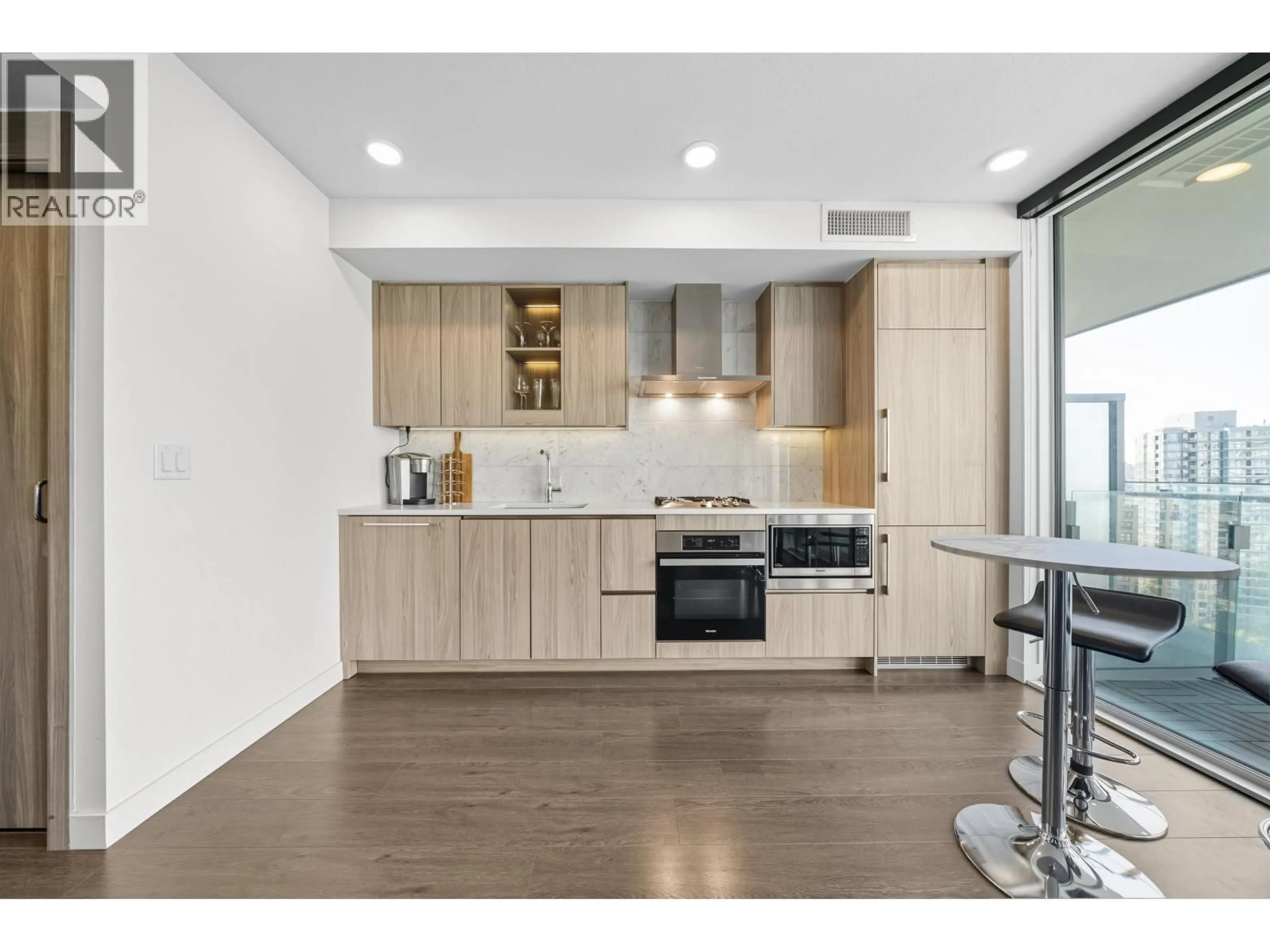 Open concept kitchen, unknown for 1804 - 89 NELSON STREET, Vancouver British Columbia V6Z0E7