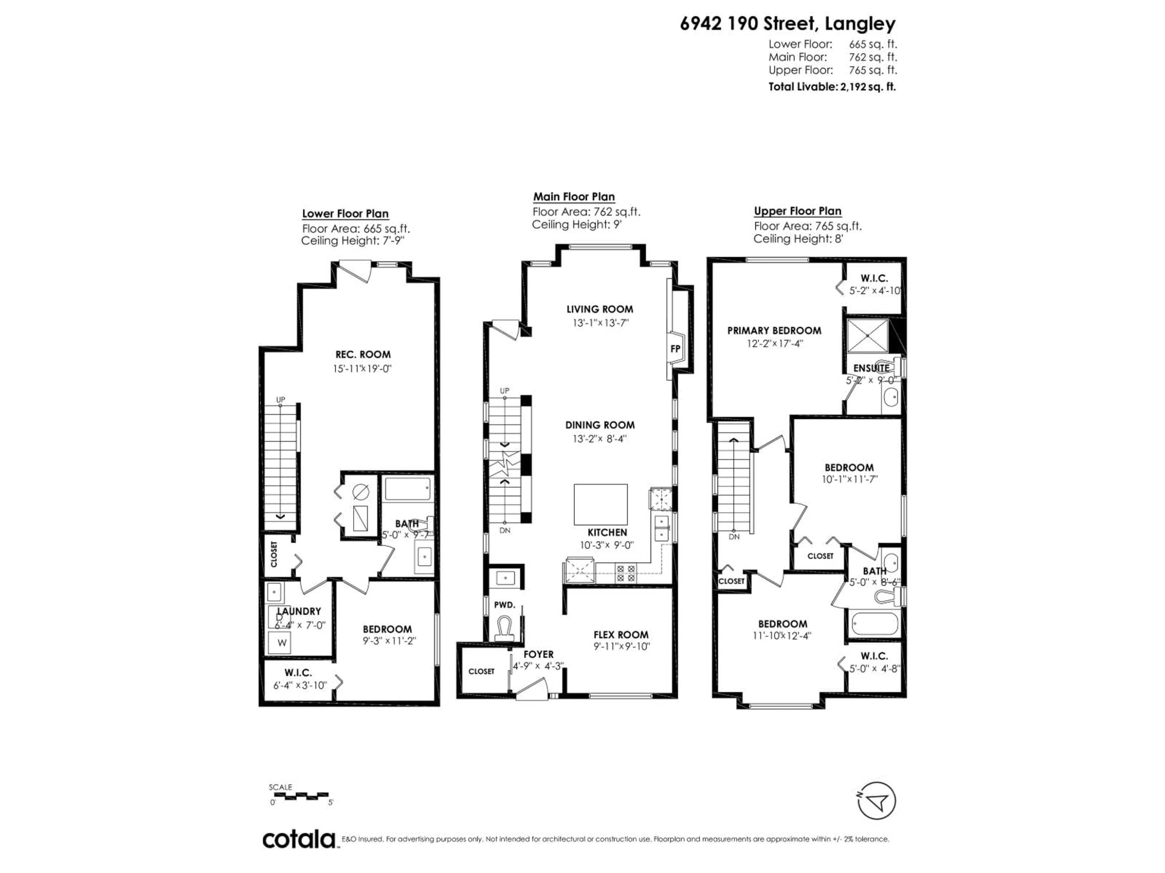 Floor plan for 6942 190TH, Surrey British Columbia V4N5P1