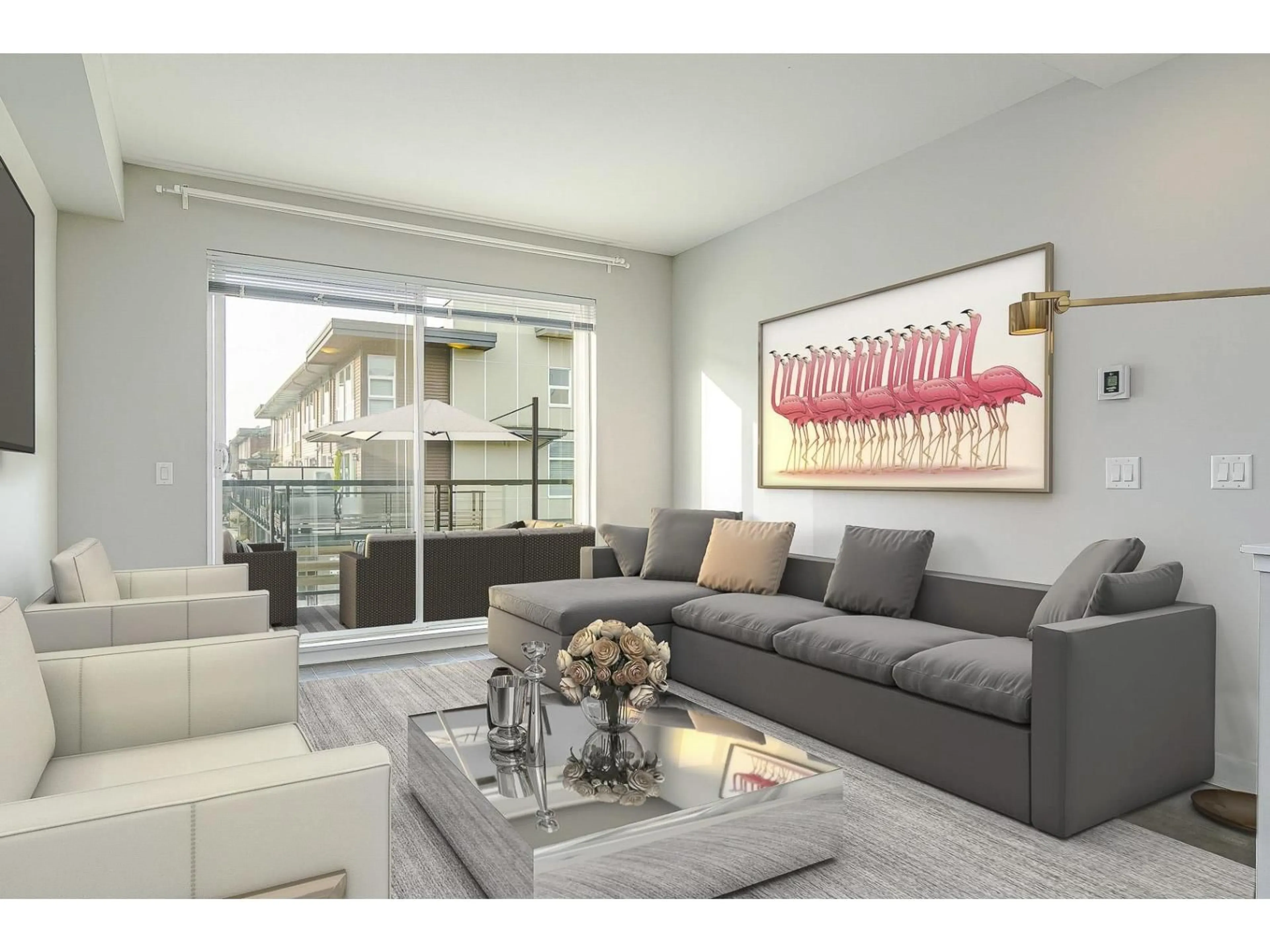Living room with furniture, unknown for 28 - 16223 23A, Surrey British Columbia V3Z6P4