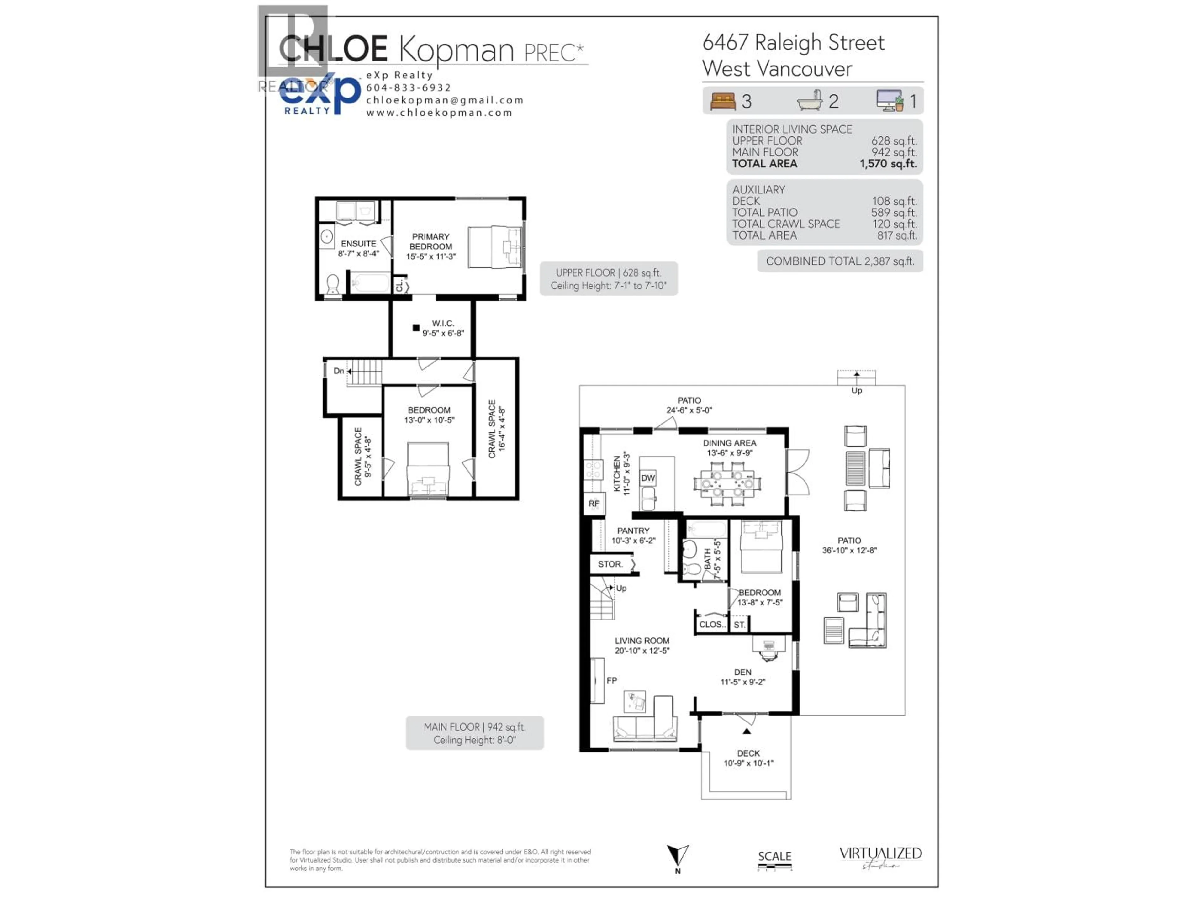 Floor plan for 6467 RALEIGH STREET, West Vancouver British Columbia V7W2C9