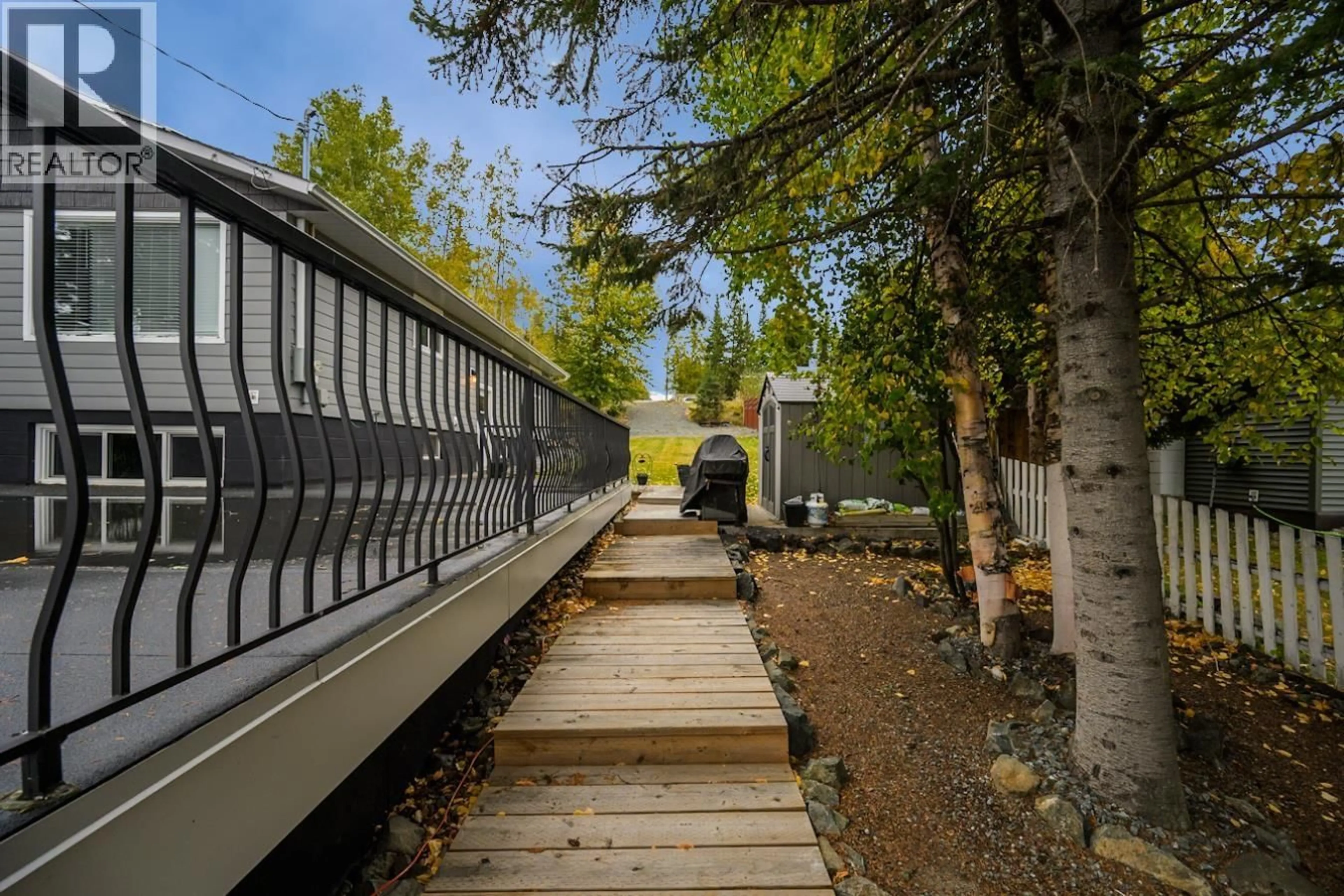 Patio, forest/trees view for 7190 THOMPSON DRIVE, Prince George British Columbia V2N5N4