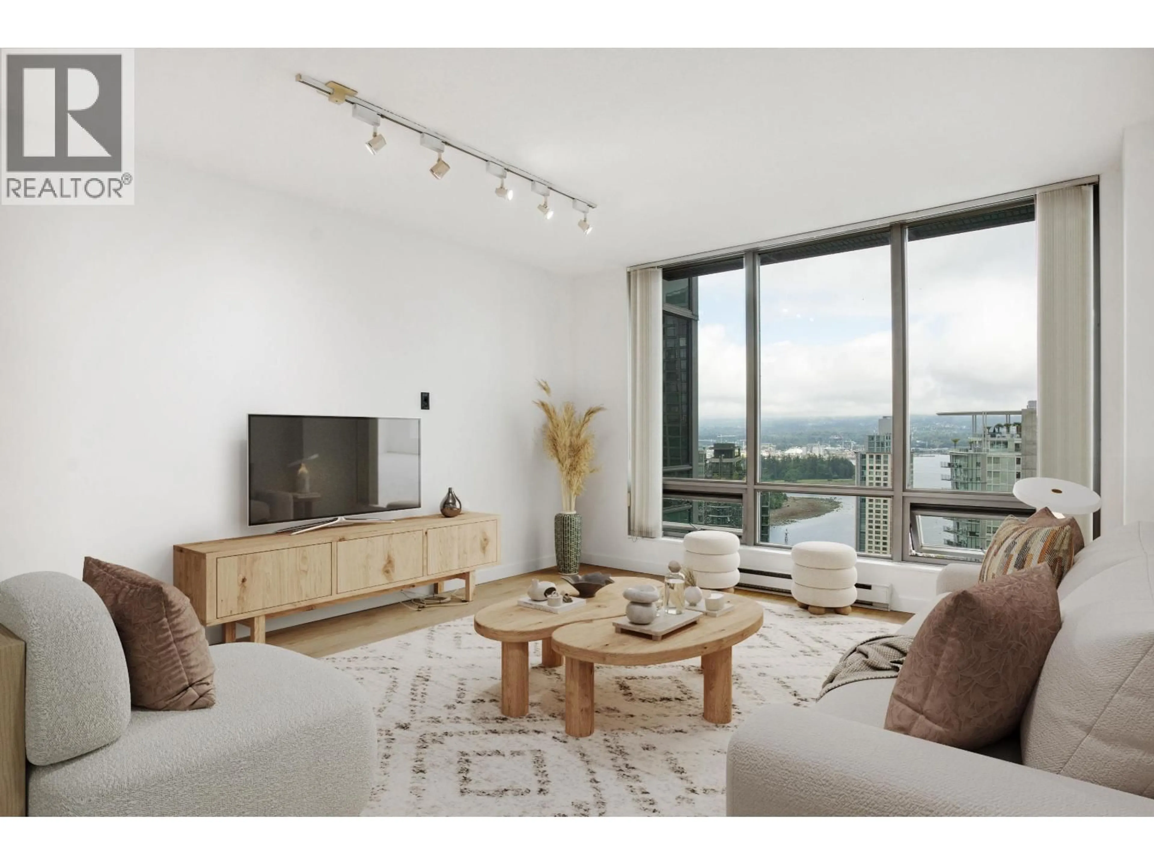 Living room with furniture, unknown for 2503 - 1288 GEORGIA STREET, Vancouver British Columbia V6E4R3