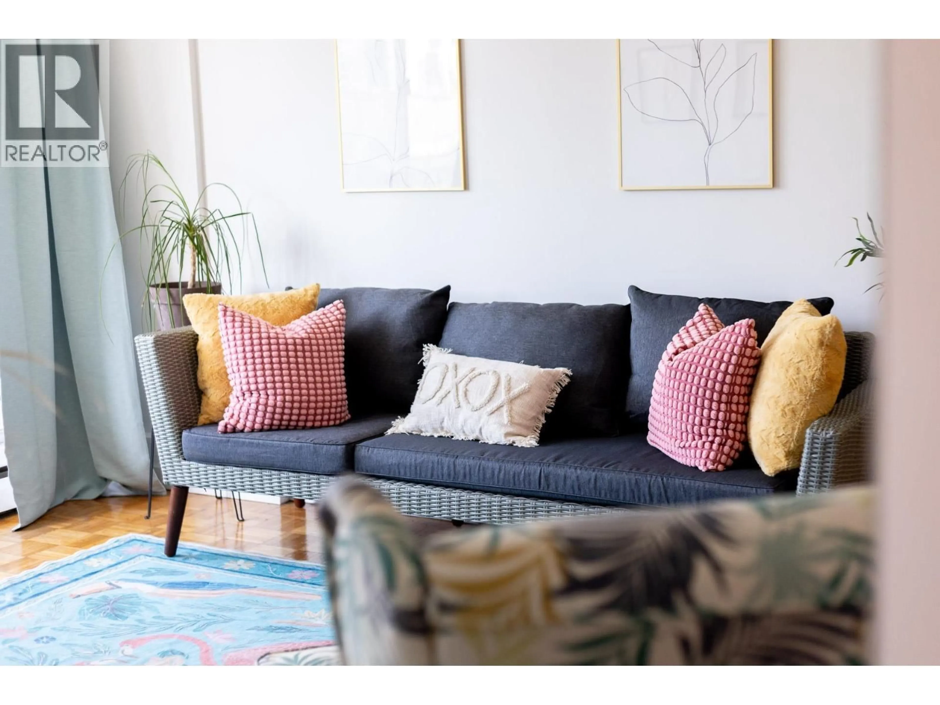 Living room with furniture, unknown for 601 - 1850 COMOX STREET, Vancouver British Columbia V6G1R3