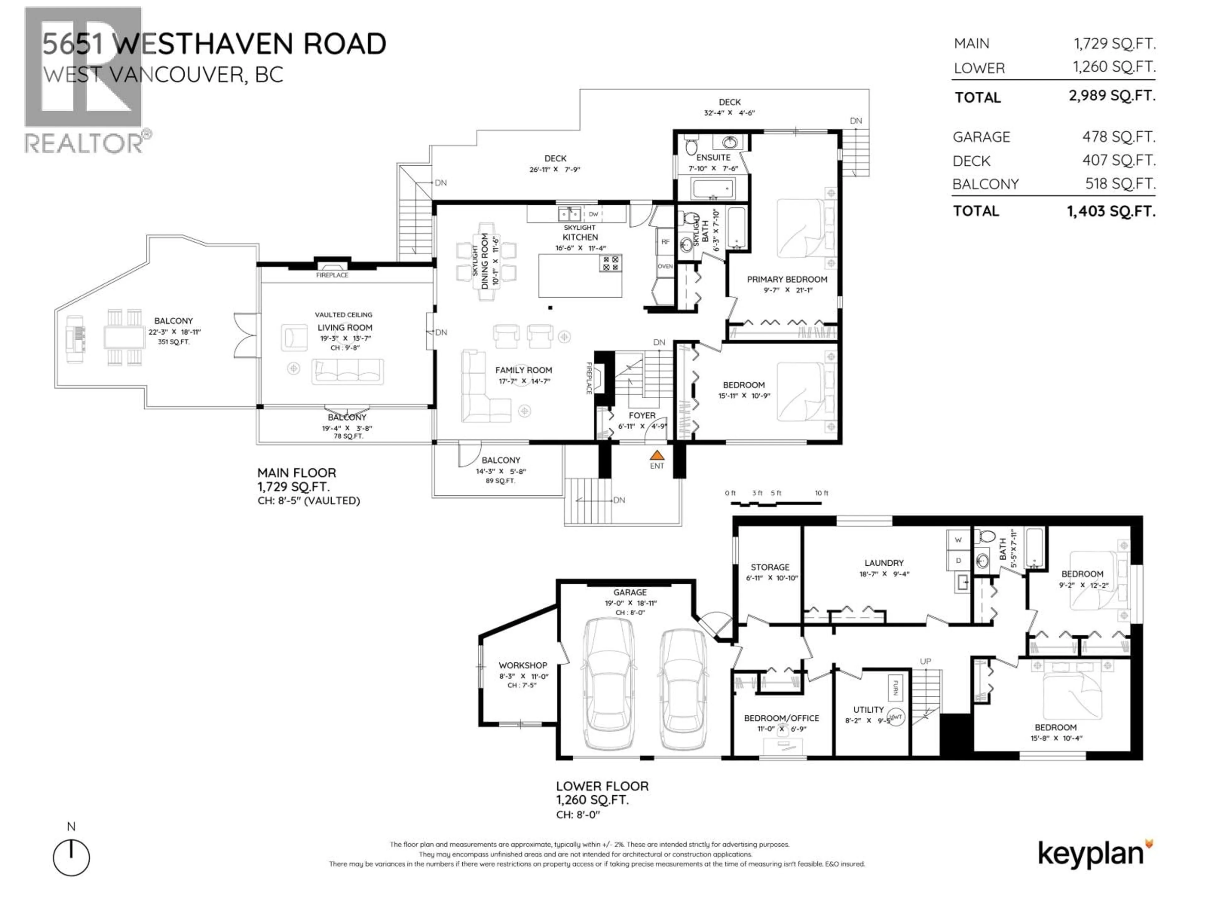Floor plan for 5651 WESTHAVEN ROAD, West Vancouver British Columbia V7W1T5