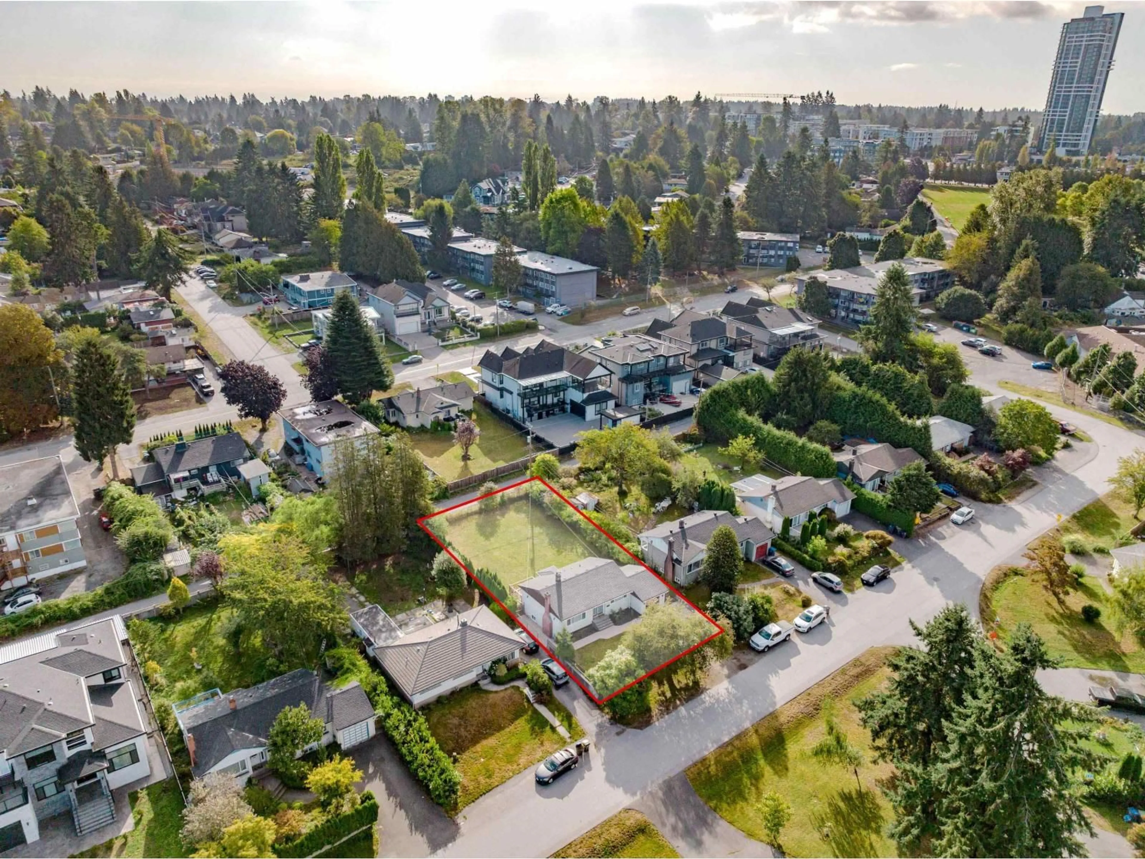 A pic from outside/outdoor area/front of a property/back of a property/a pic from drone, street for 11056 135A, Surrey British Columbia V3R3A4