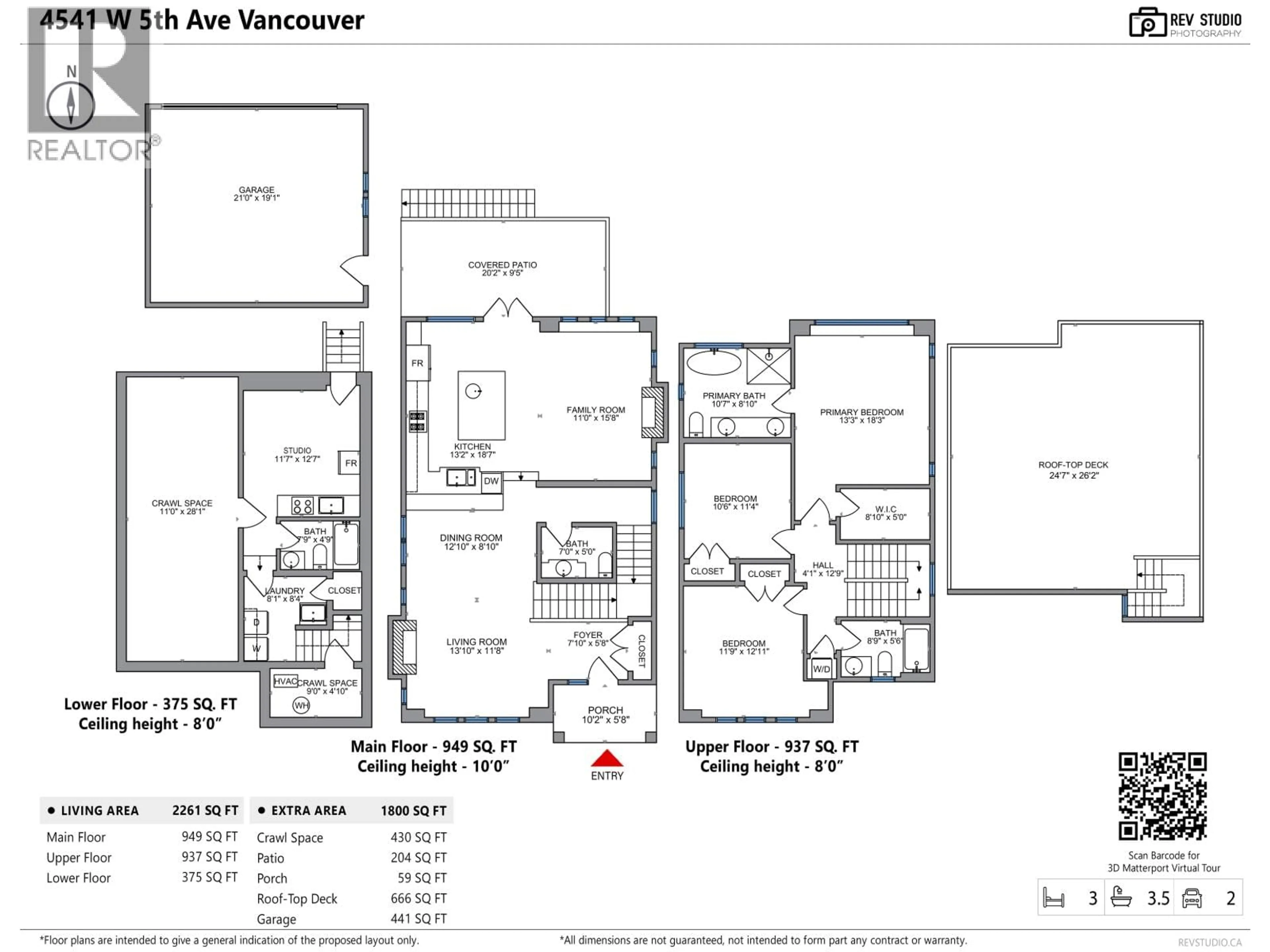 Floor plan for 4541 W 5TH AVENUE, Vancouver British Columbia V6R1S6