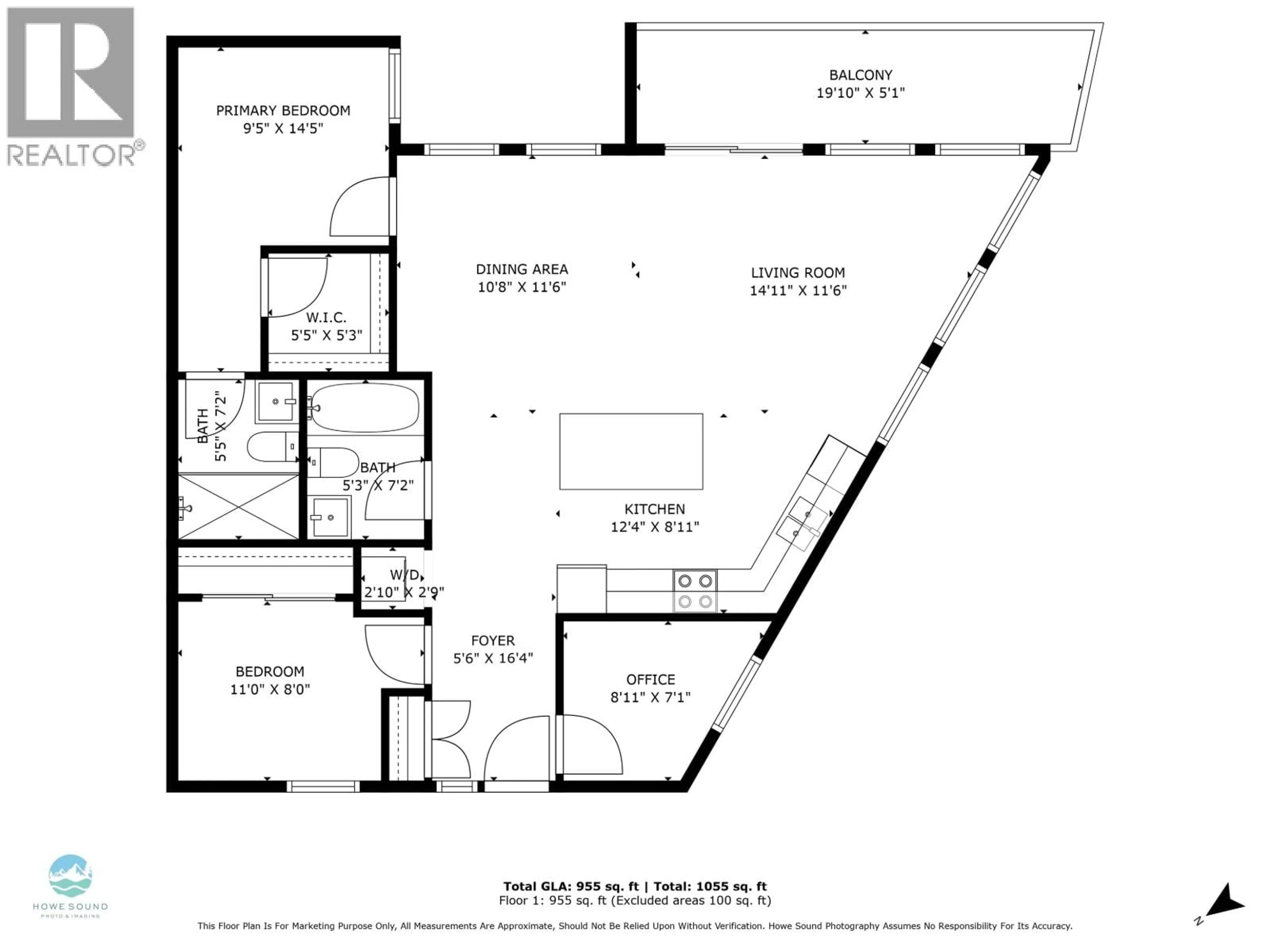 Floor plan for 416 - 1365 PEMBERTON AVENUE, Squamish British Columbia V8B1B7