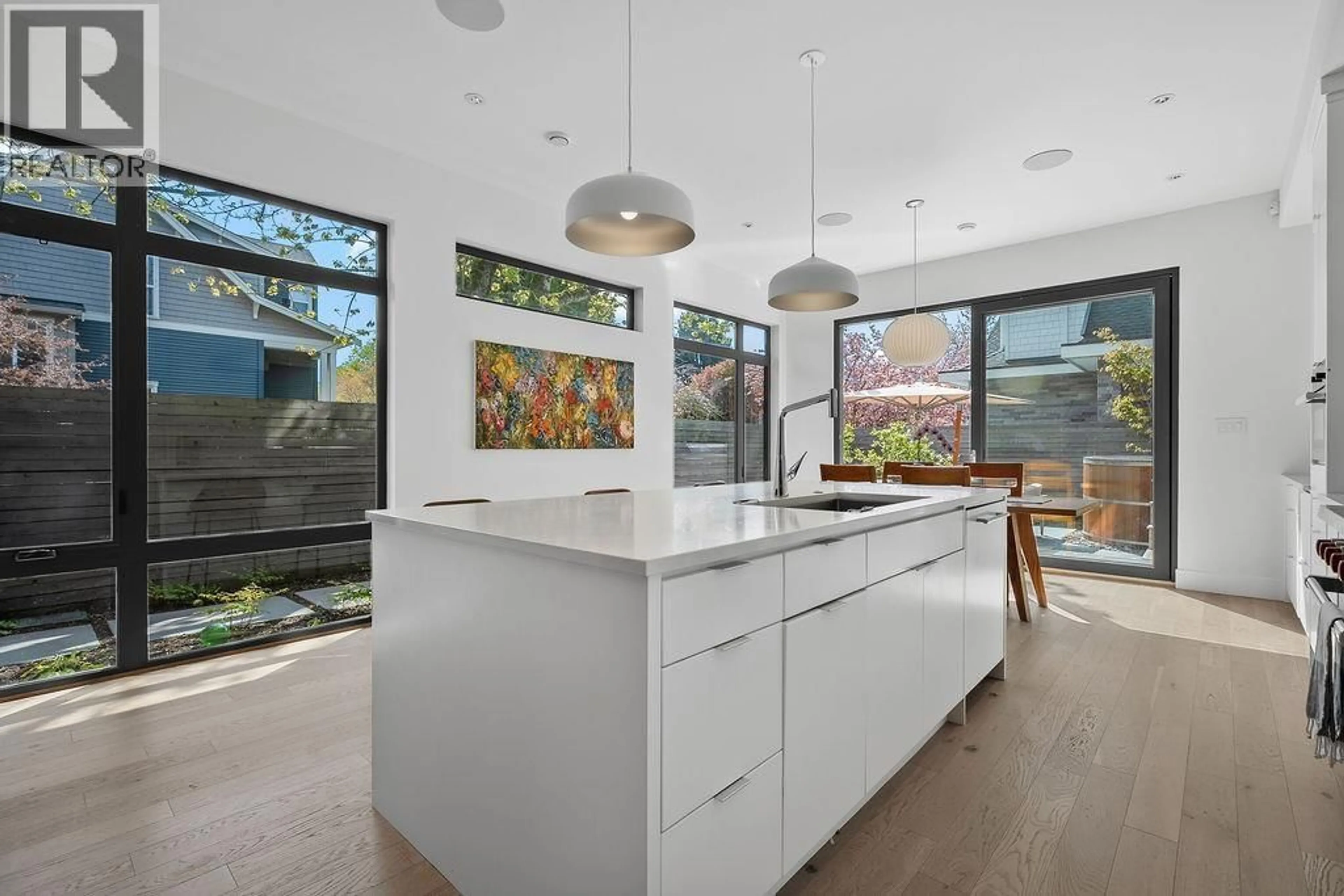 Contemporary kitchen, ceramic/tile floor for 11711 YOSHIDA COURT, Richmond British Columbia V7E5C5