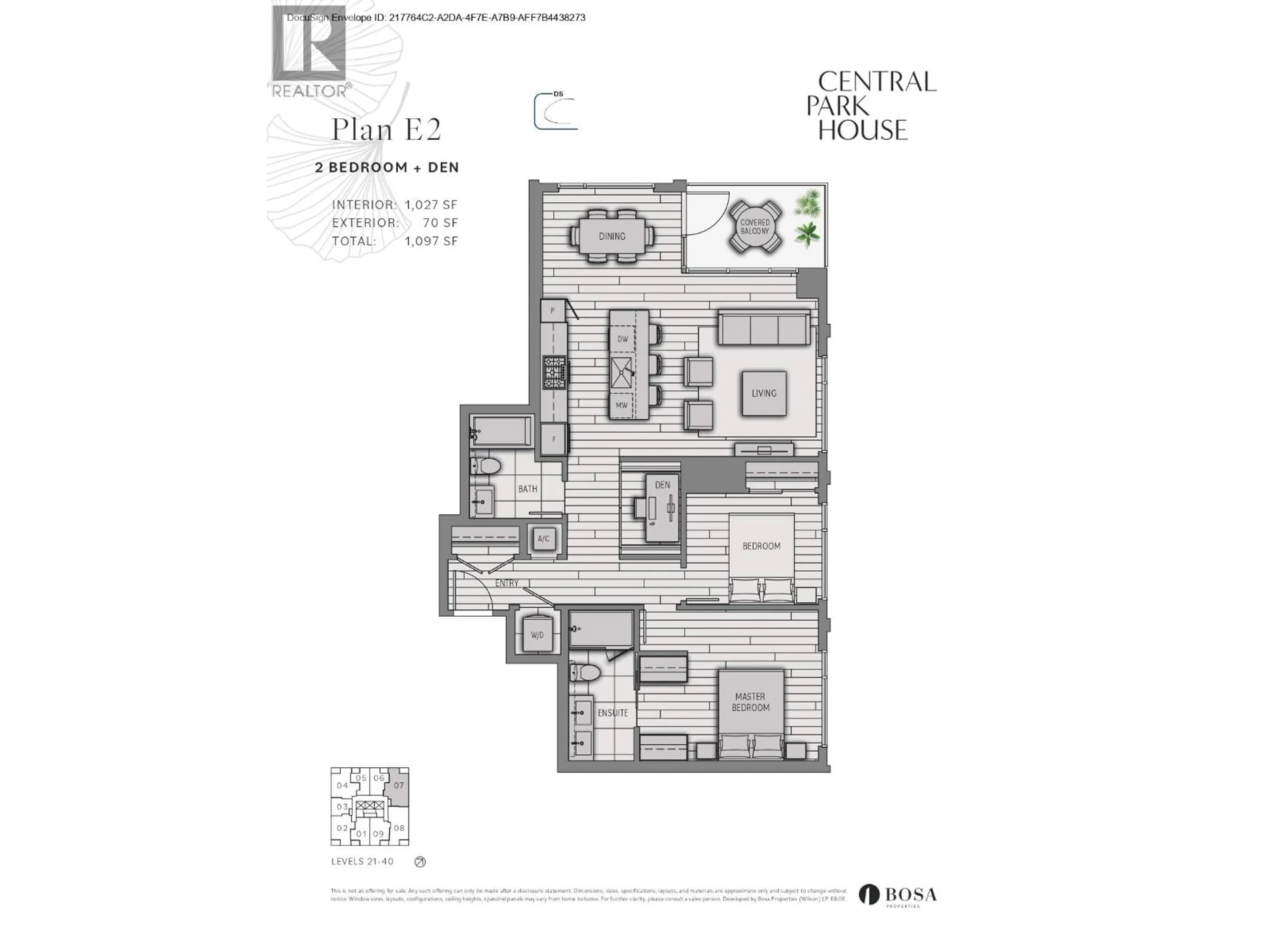 Floor plan for 3807 - 5987 WILSON AVENUE, Burnaby British Columbia V5H0L7