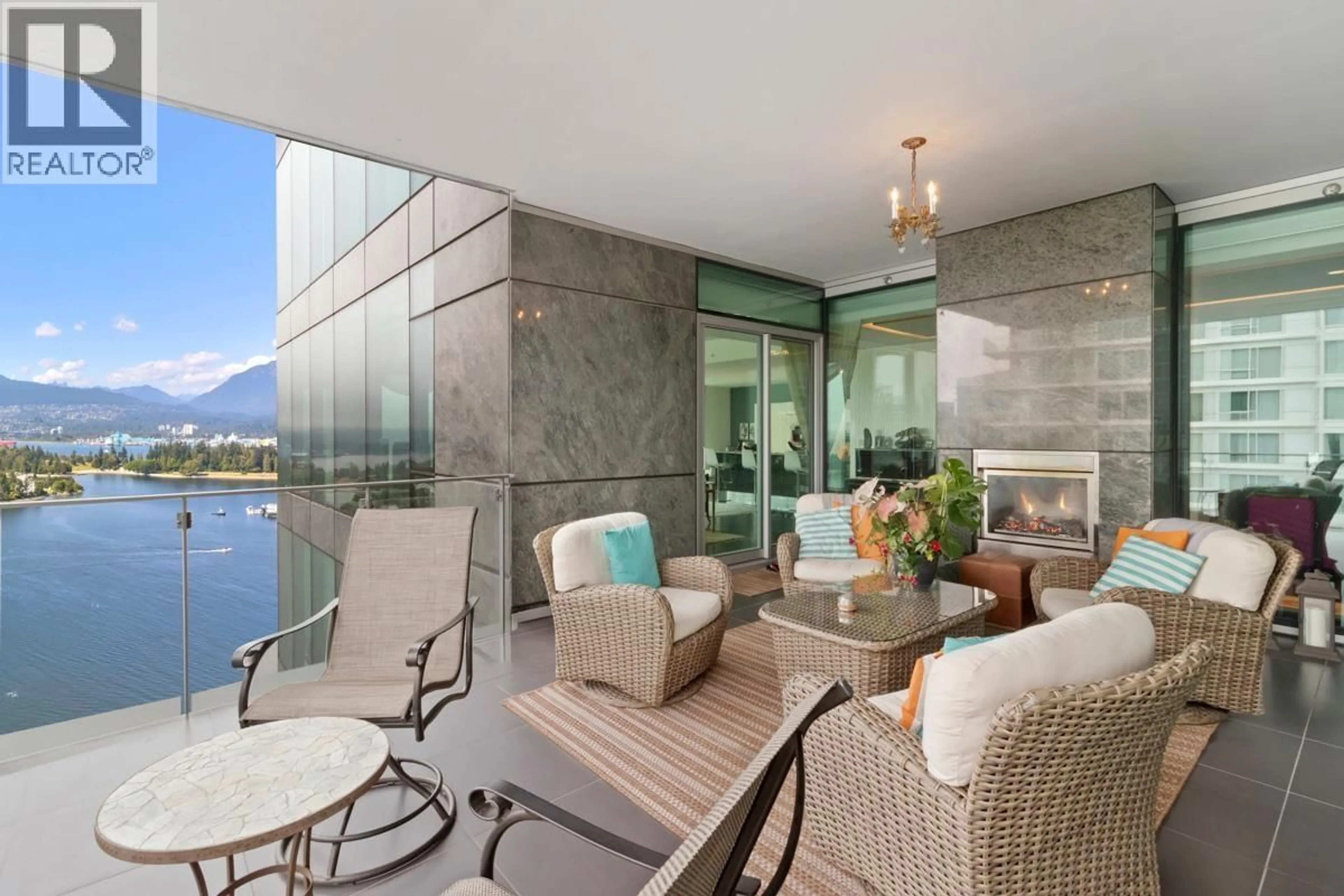 Patio, water/lake/river/ocean view for 2201 - 277 THURLOW STREET, Vancouver British Columbia V6C0C1