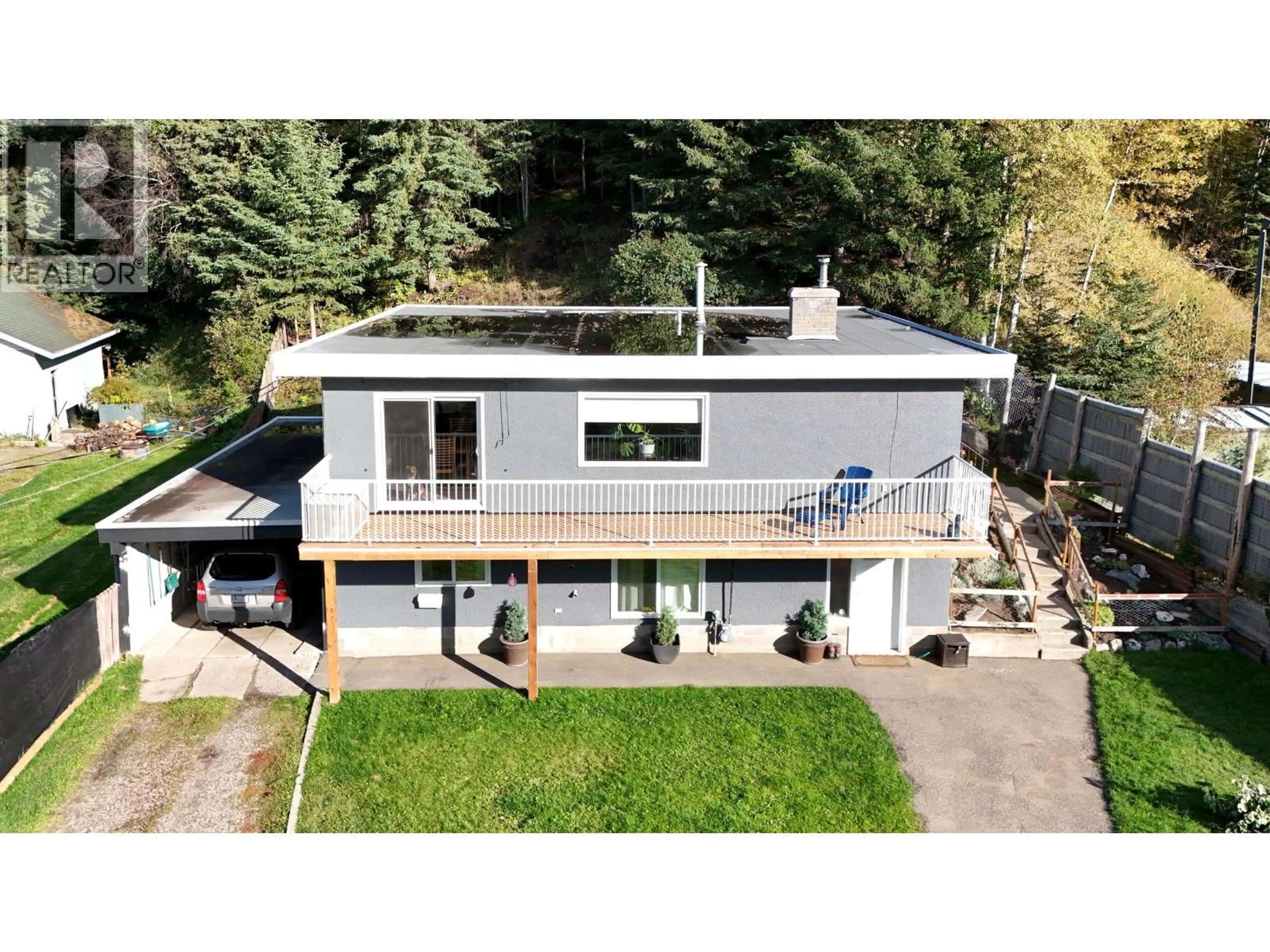 A pic from outside/outdoor area/front of a property/back of a property/a pic from drone, building for 4126 CARSON STREET, Prince George British Columbia V2K1P9