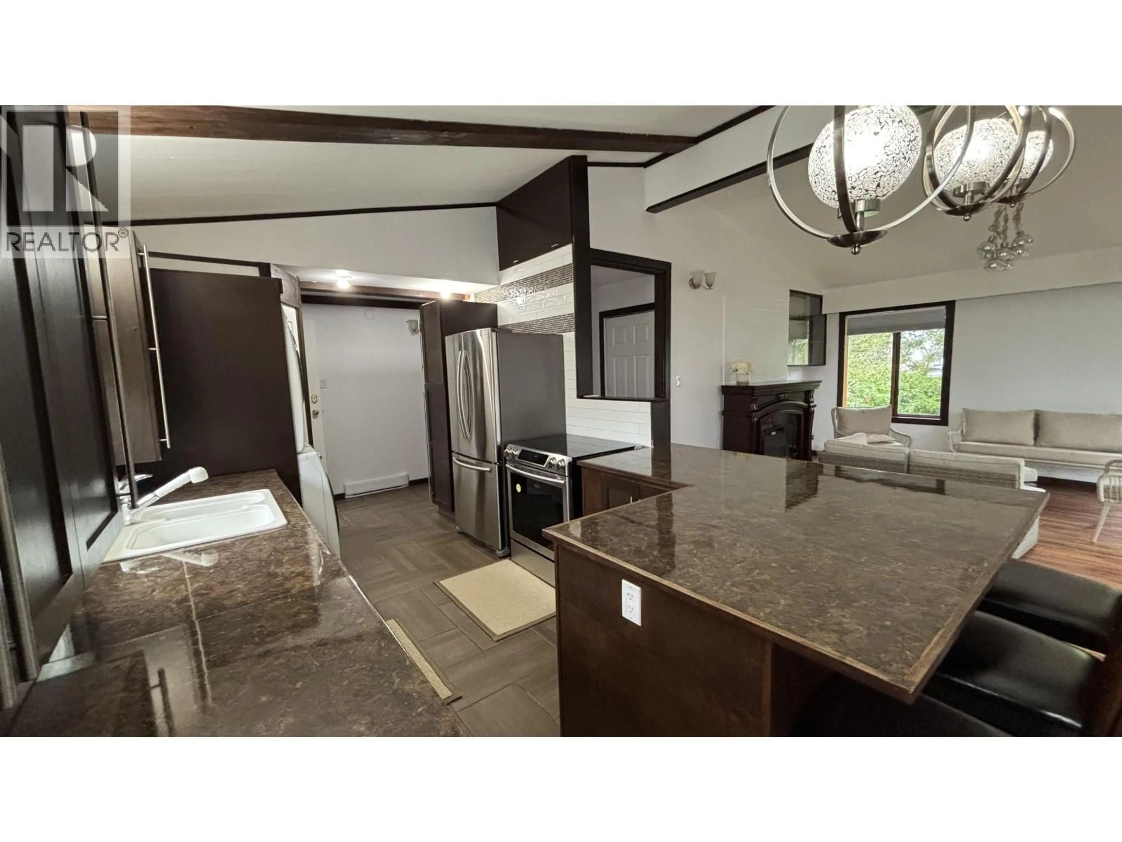 Open concept kitchen, ceramic/tile floor for 29 PLOVER STREET, Kitimat British Columbia V8C1M1
